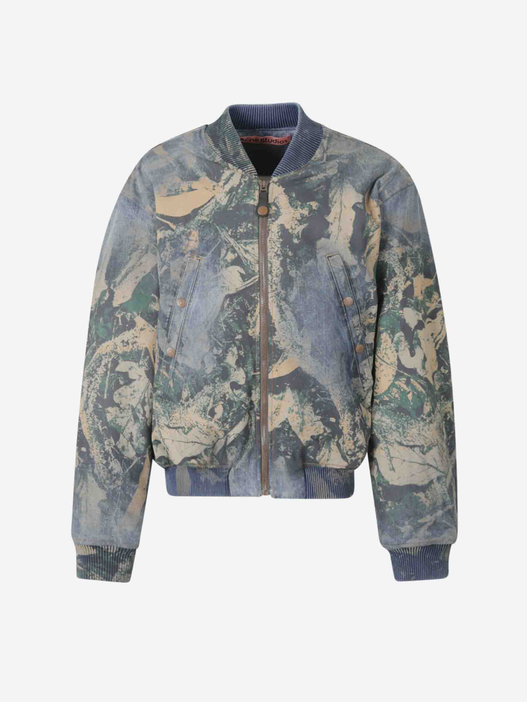 Acne Studios Hombre Barcelona Cazadora Denim Estampado color Multicolor sku 512-002426 02 - Foto 1