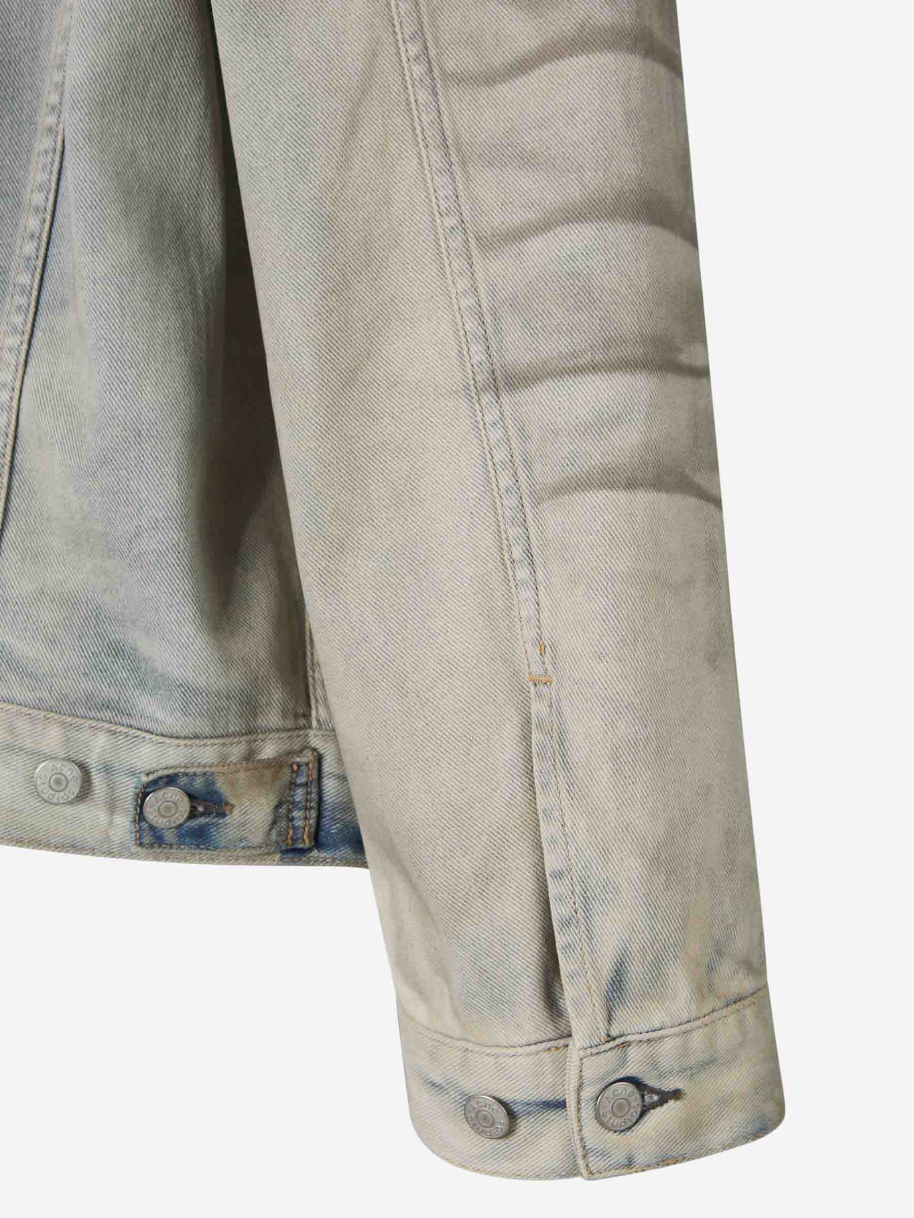 Outlet online Acne Studios Hombre Cazadora Denim Algodón color Azul Denim Claro sku 512-002428 01 - Foto 7
