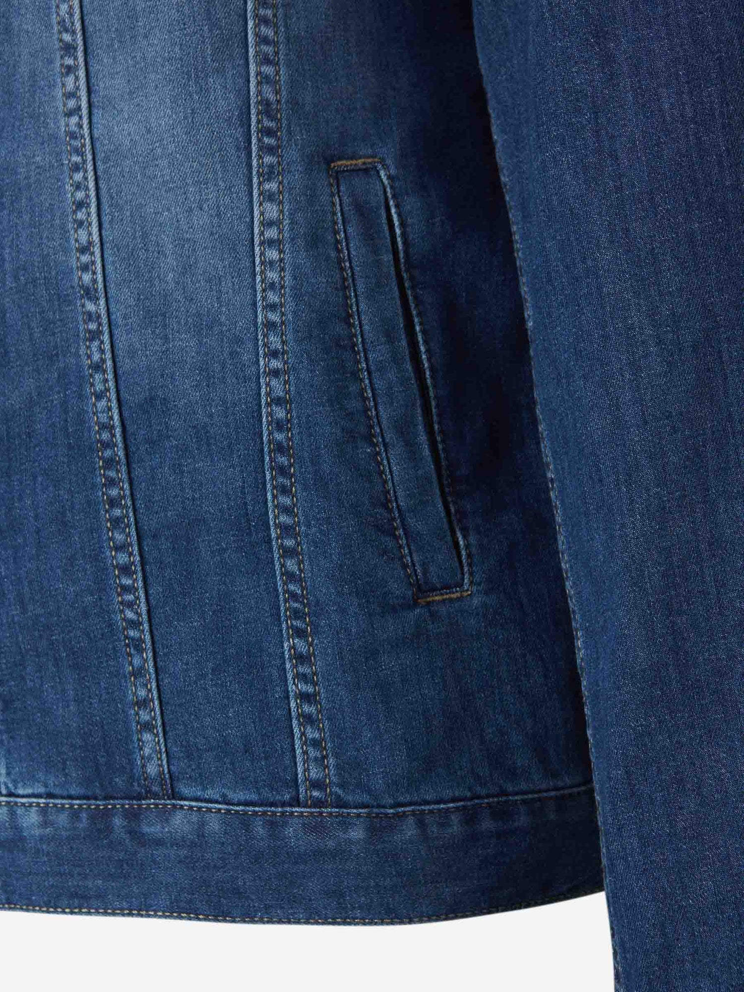 Richard J. Brown Hombre Barcelona Cazadora Denim Algodón color Azul Denim Oscuro sku 512-002434 01 - Foto 4