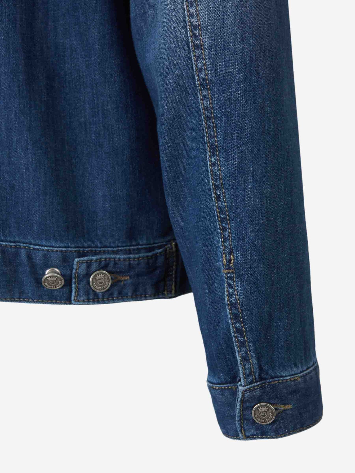 Richard J. Brown Hombre Barcelona Cazadora Denim Algodón color Azul Denim Oscuro sku 512-002434 01 - Foto 5