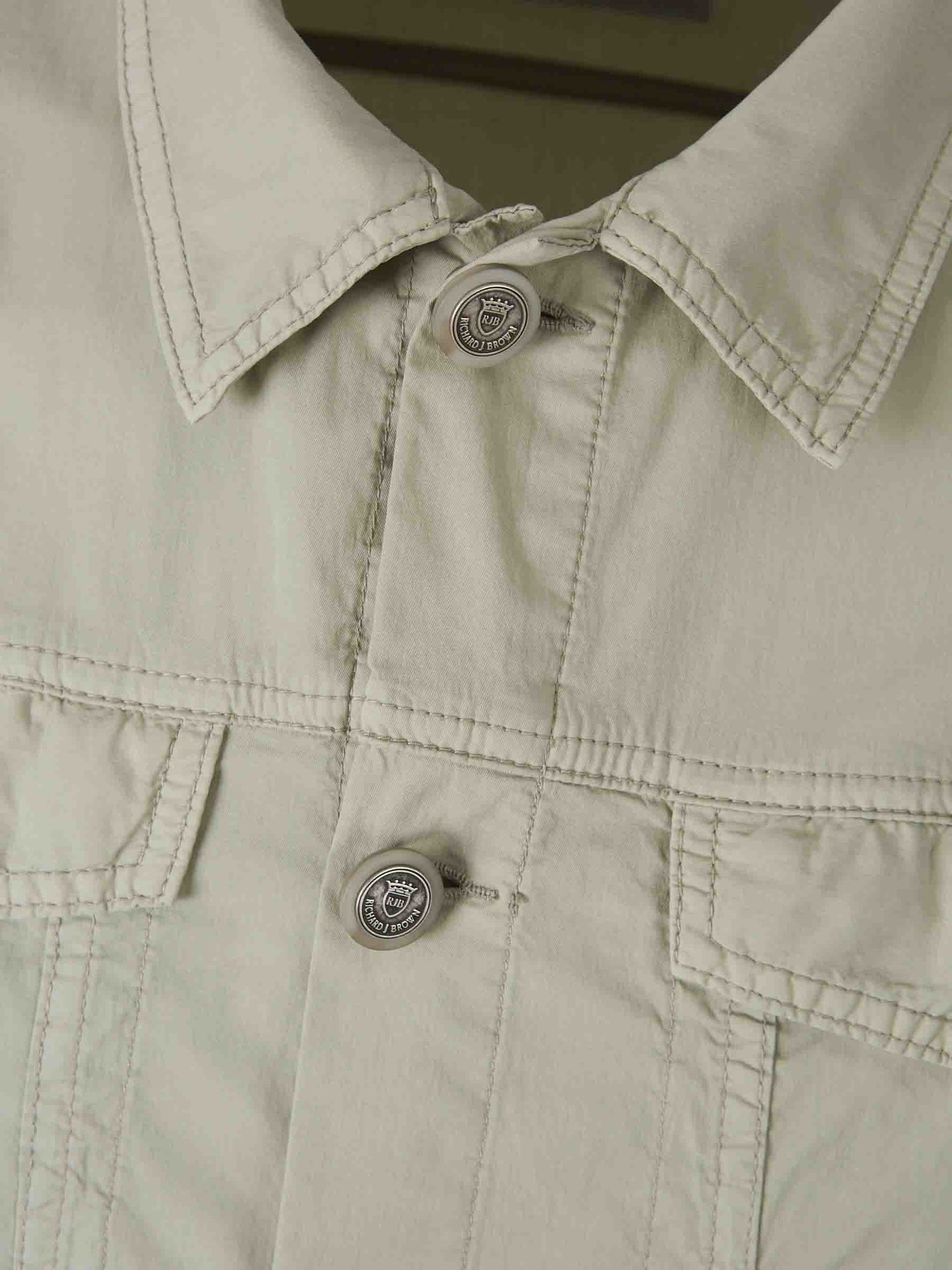 Richard J. Brown Hombre Barcelona Cazadora Técnica Algodón color Beige sku 512-002435 02 - Foto 3