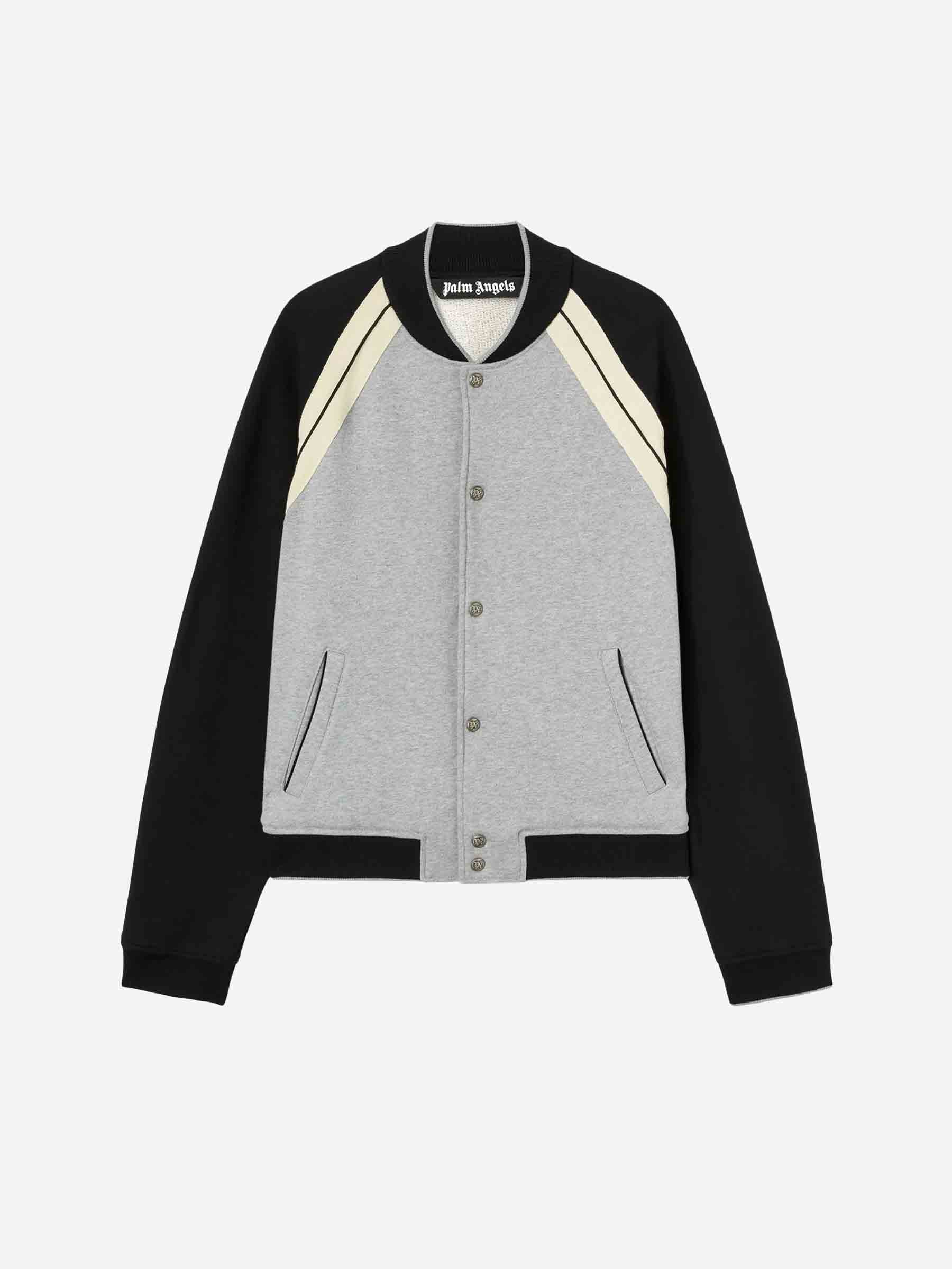 Palm Angels Hombre Barcelona Chaqueta Bomber Logo color Gris Piedra sku 512-002443 01 - Foto 1
