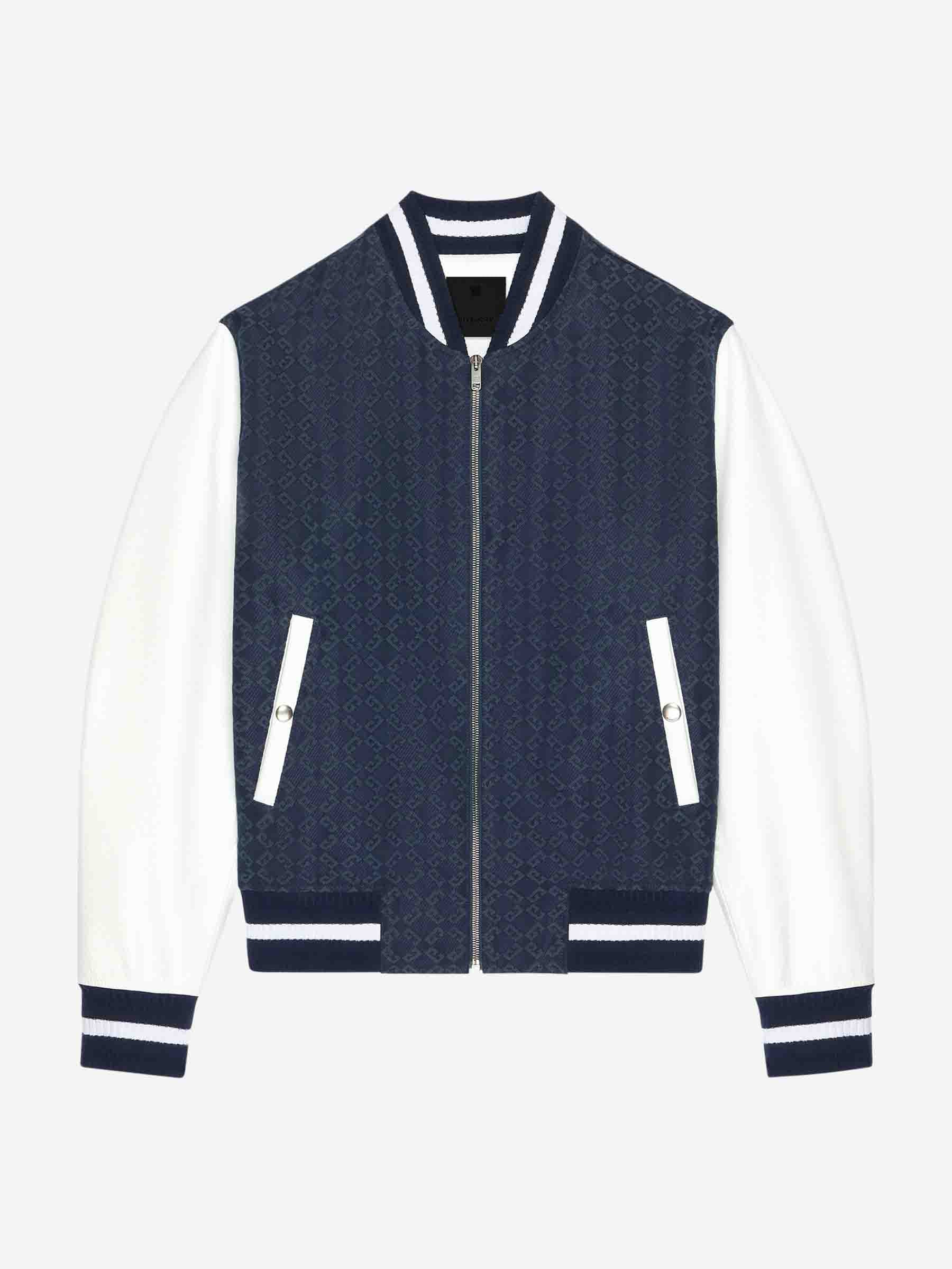 Outlet online Givenchy Hombre Chaqueta Bomber Logo color Azul Marino sku 512-002446 01 - Foto 1