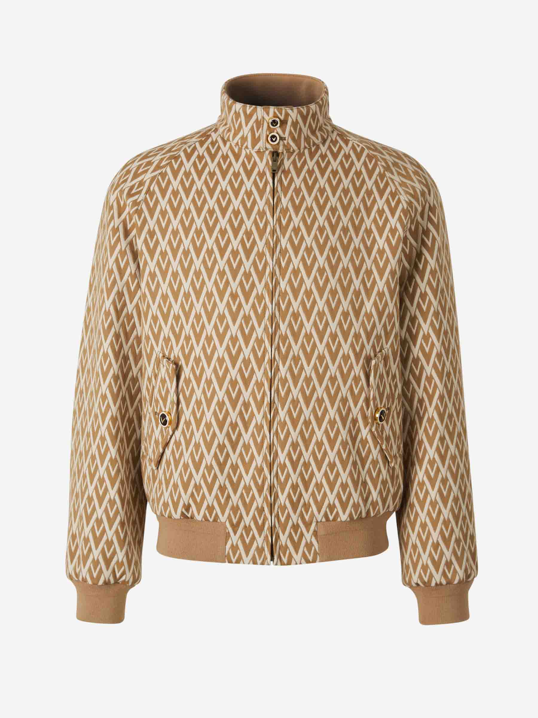 Valentino Hombre Barcelona Chaqueta Bomber Logo color Beige sku 512-002449 01 - Foto 1
