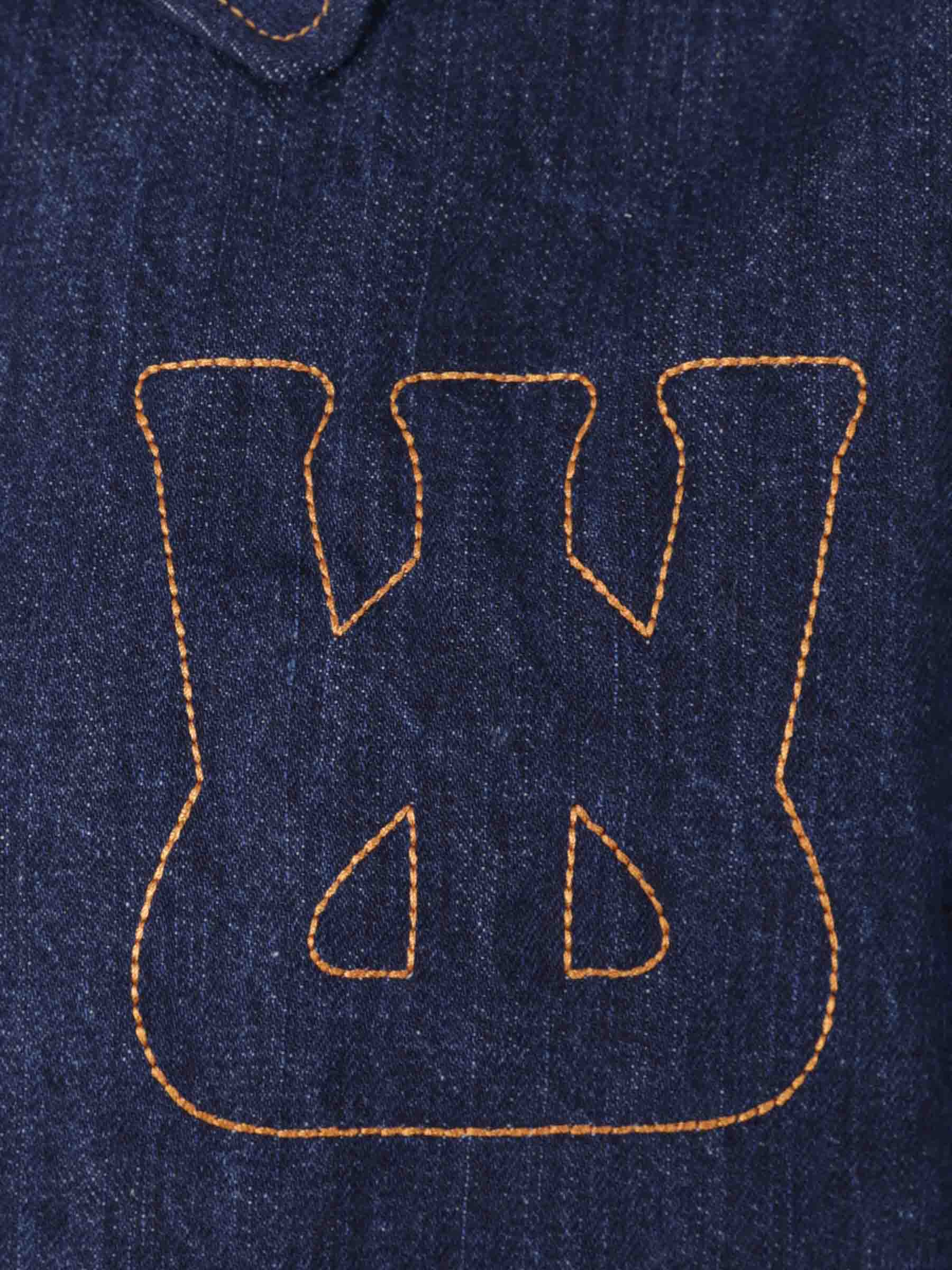 Wales Bonner Hombre Barcelona Cazadora Denim Algodón color Azul Denim Oscuro sku 512-002495 01 - Foto 3