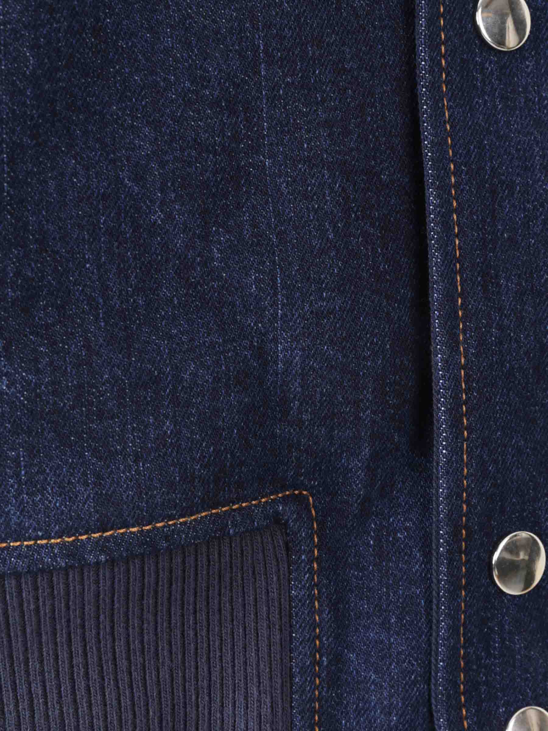 Wales Bonner Hombre Barcelona Cazadora Denim Algodón color Azul Denim Oscuro sku 512-002495 01 - Foto 4