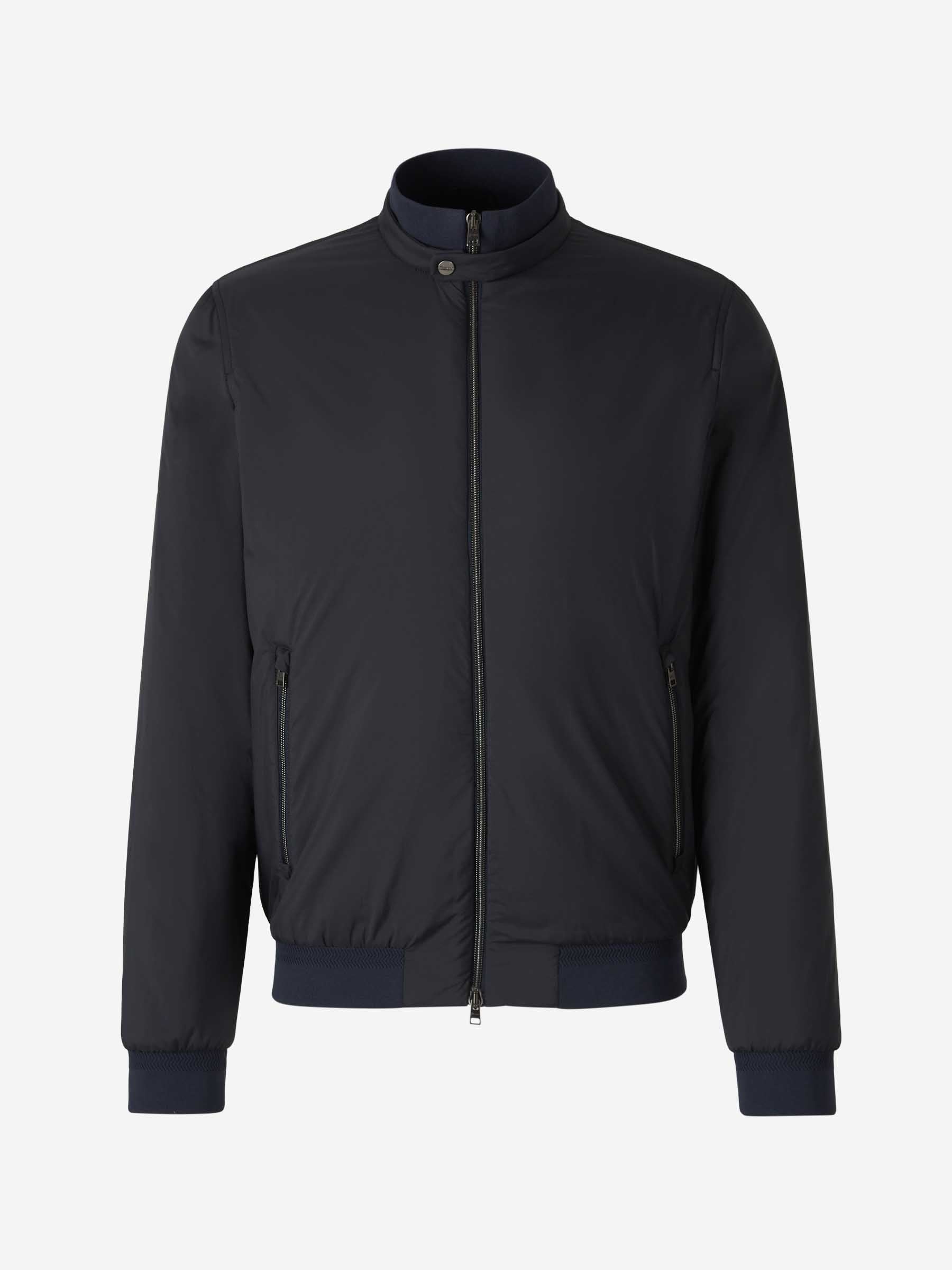 Outlet online Herno Hombre Cazadora Bomber Cremallera color Negro sku 512-002511 01 - Foto 1