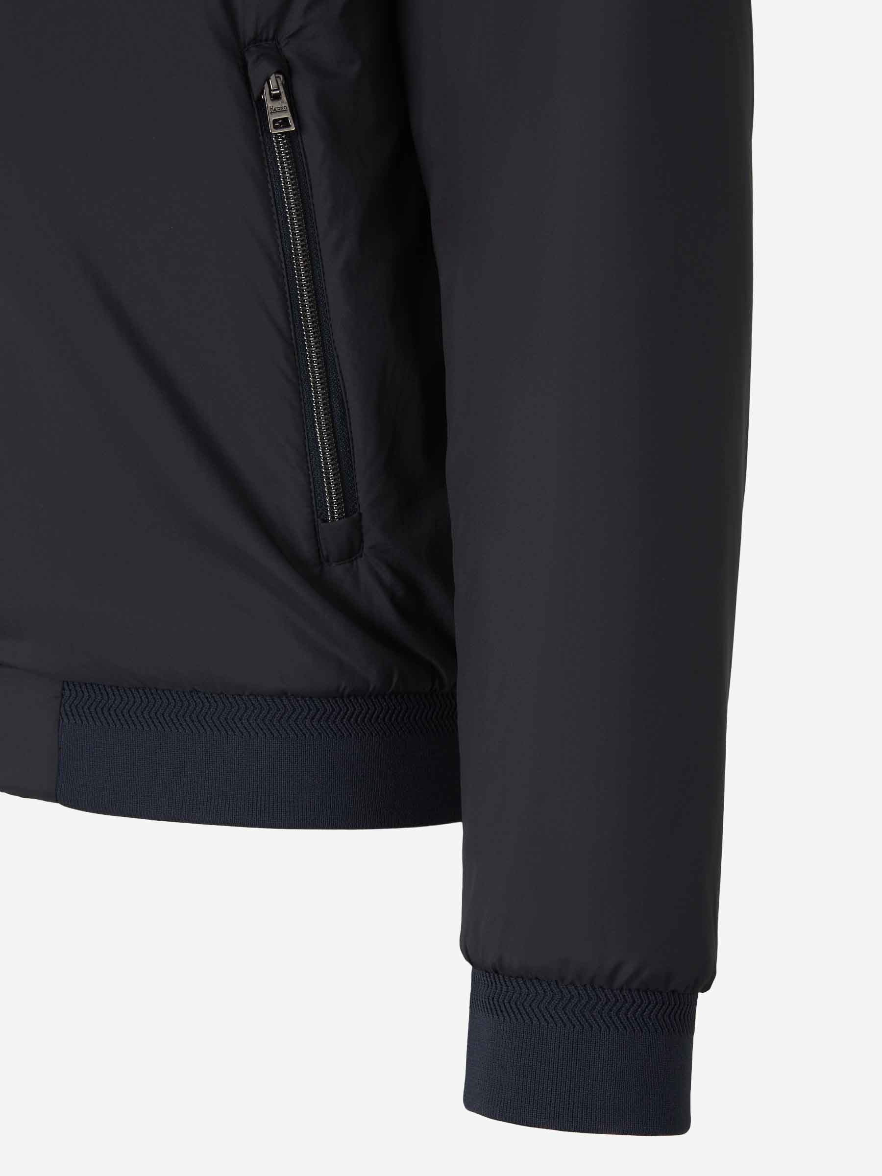 Outlet online Herno Hombre Cazadora Bomber Cremallera color Negro sku 512-002511 01 - Foto 4