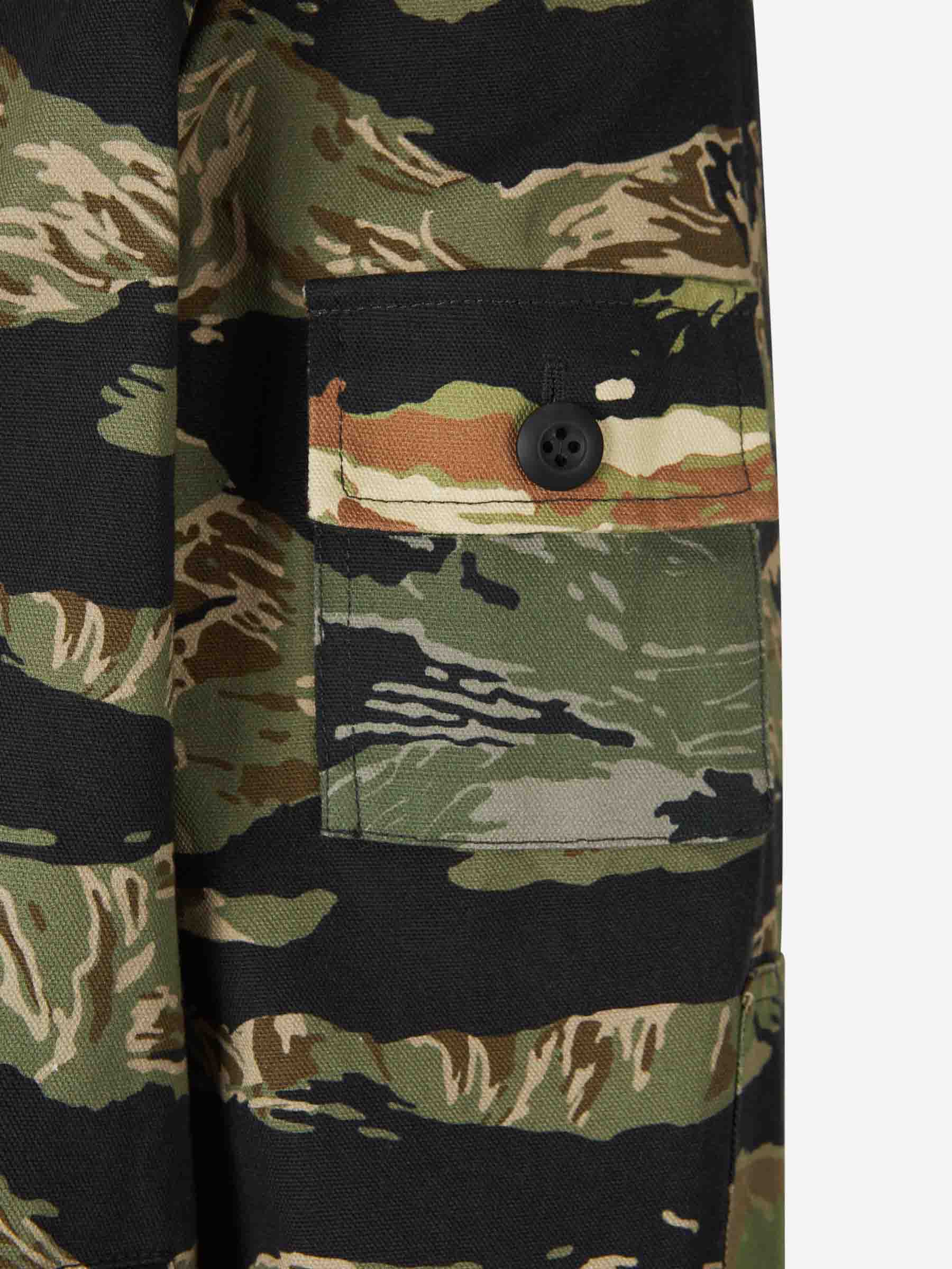 Givenchy Hombre Barcelona Chaqueta Cortavientos Logo color Camuflaje Verde sku 512-002517 01 - Foto 6