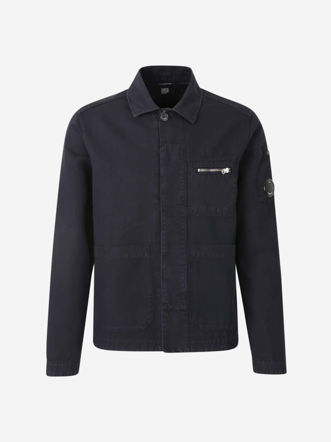 C.P. Company Hombre Barcelona Cazadora Lino Algodón color Azul Noche sku 512-002532 01 - Foto 1