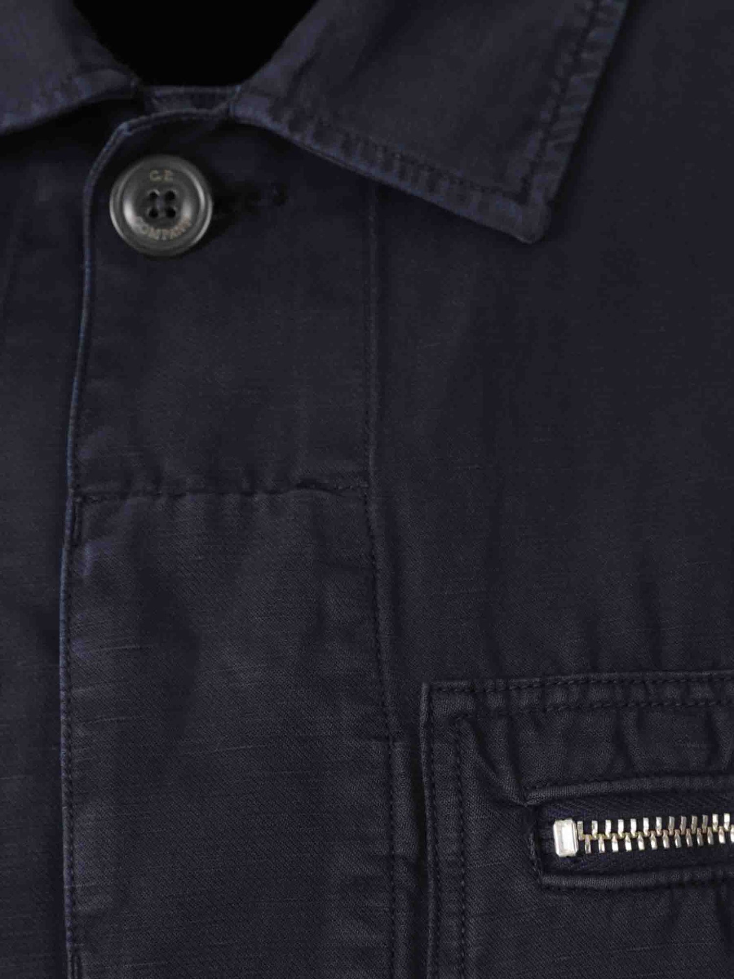 C.P. Company Hombre Barcelona Cazadora Lino Algodón color Azul Noche sku 512-002532 01 - Foto 3