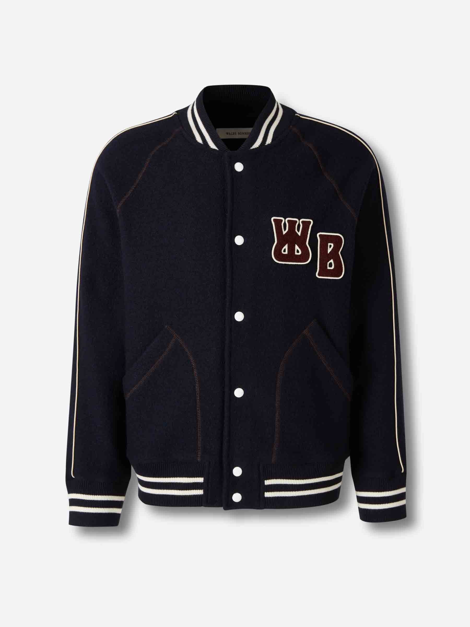 Outlet online Wales Bonner Hombre Chaqueta Bomber October color Azul Noche sku 512-002558 01 - Foto 1