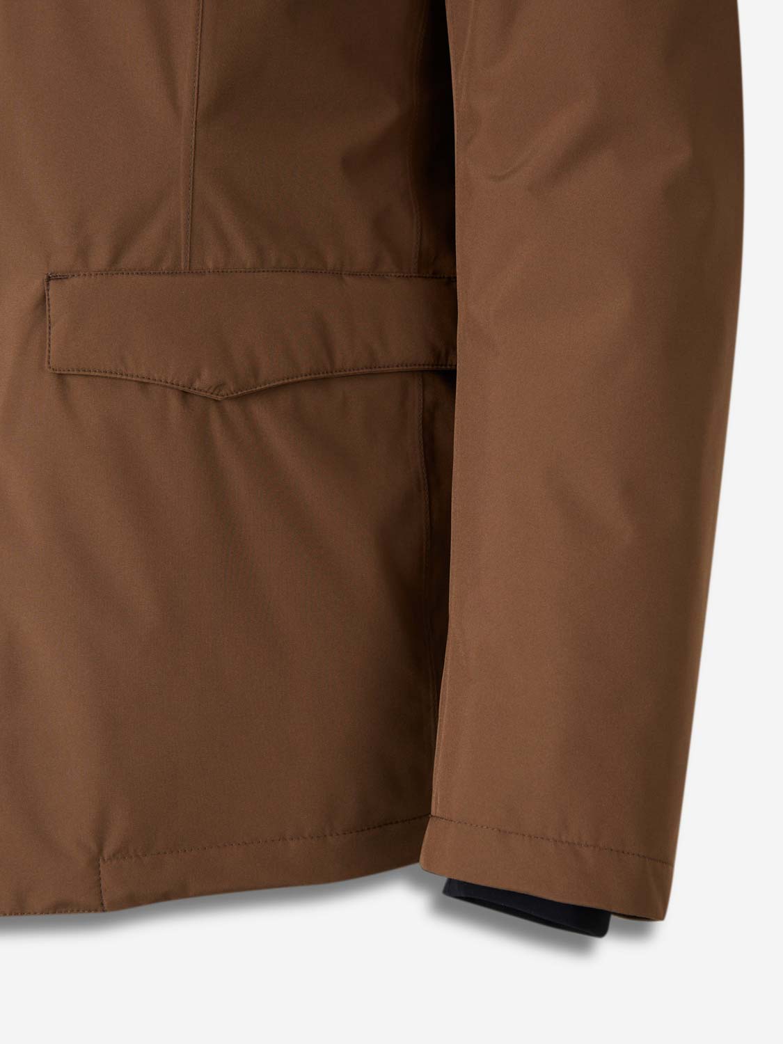 Outlet online Herno Hombre Plumífero Largo color Marrón sku 512-002563 02 - Foto 4