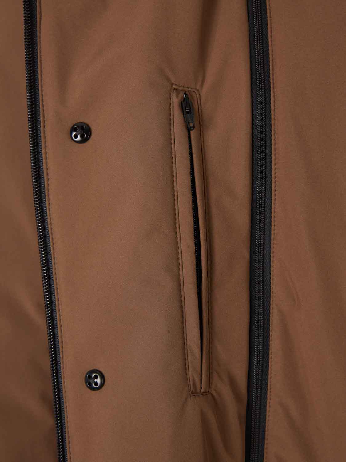 Outlet online Herno Hombre Plumífero Largo color Marrón sku 512-002563 02 - Foto 5
