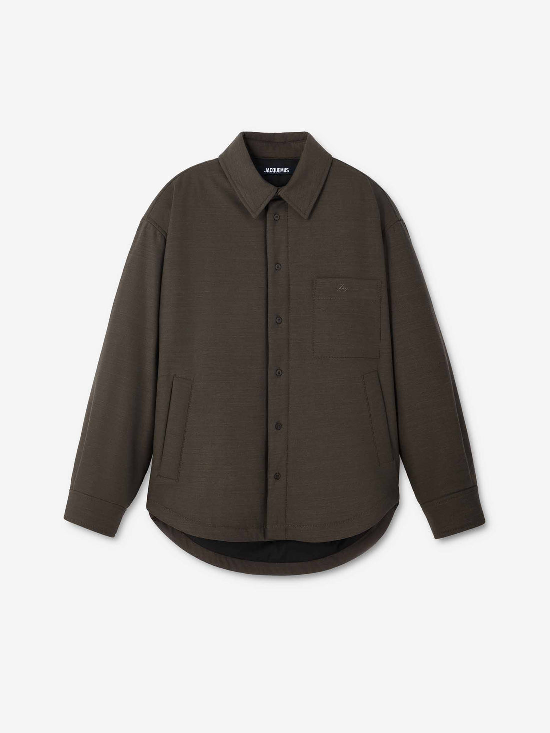 Outlet online Jacquemus Hombre Sobrecamisa Boulanger color Marrón Oscuro sku 512-002576 01 - Foto 1