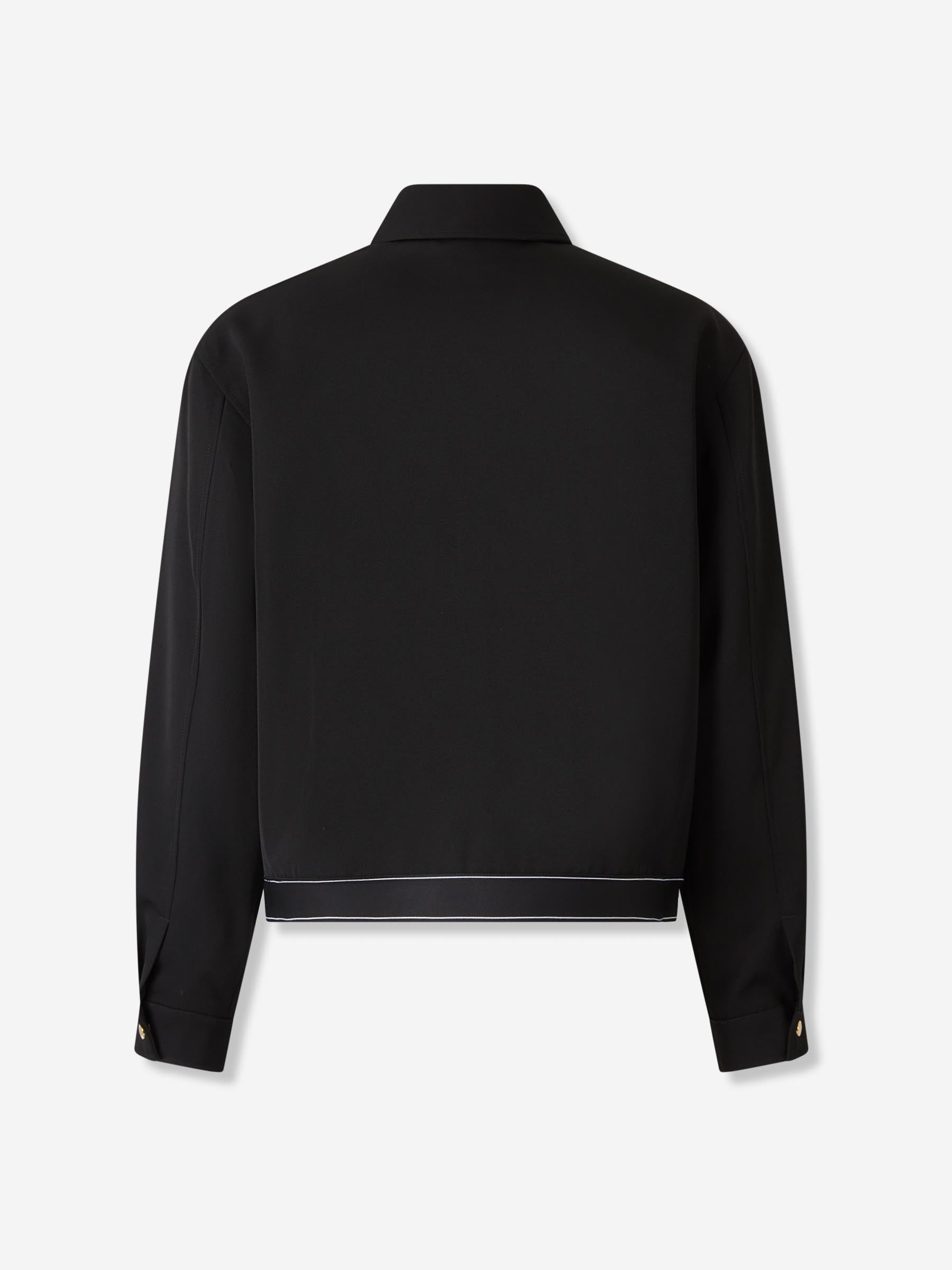 Outlet online Casablanca Hombre Chaqueta Cremallera Logotipo color Negro sku 512-002586 01 - Foto 2
