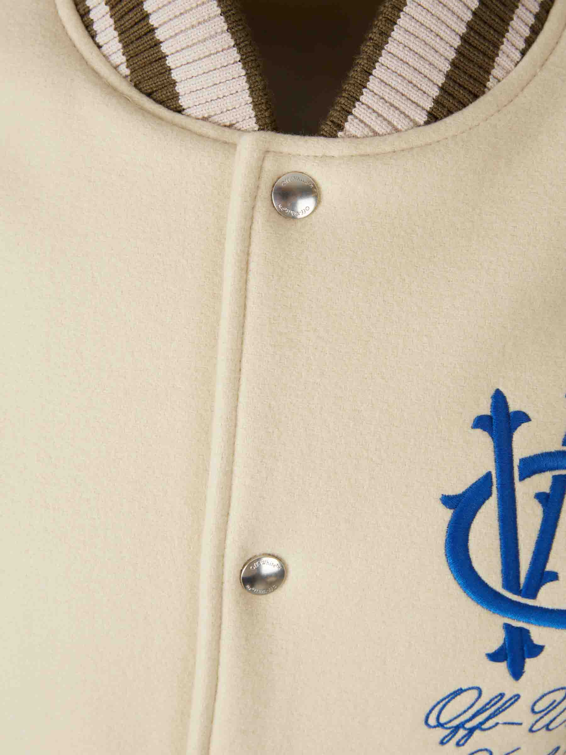 Outlet online Off-White Hombre Chaqueta Bomber Gothic color Crema sku 512-002599 01 - Foto 3