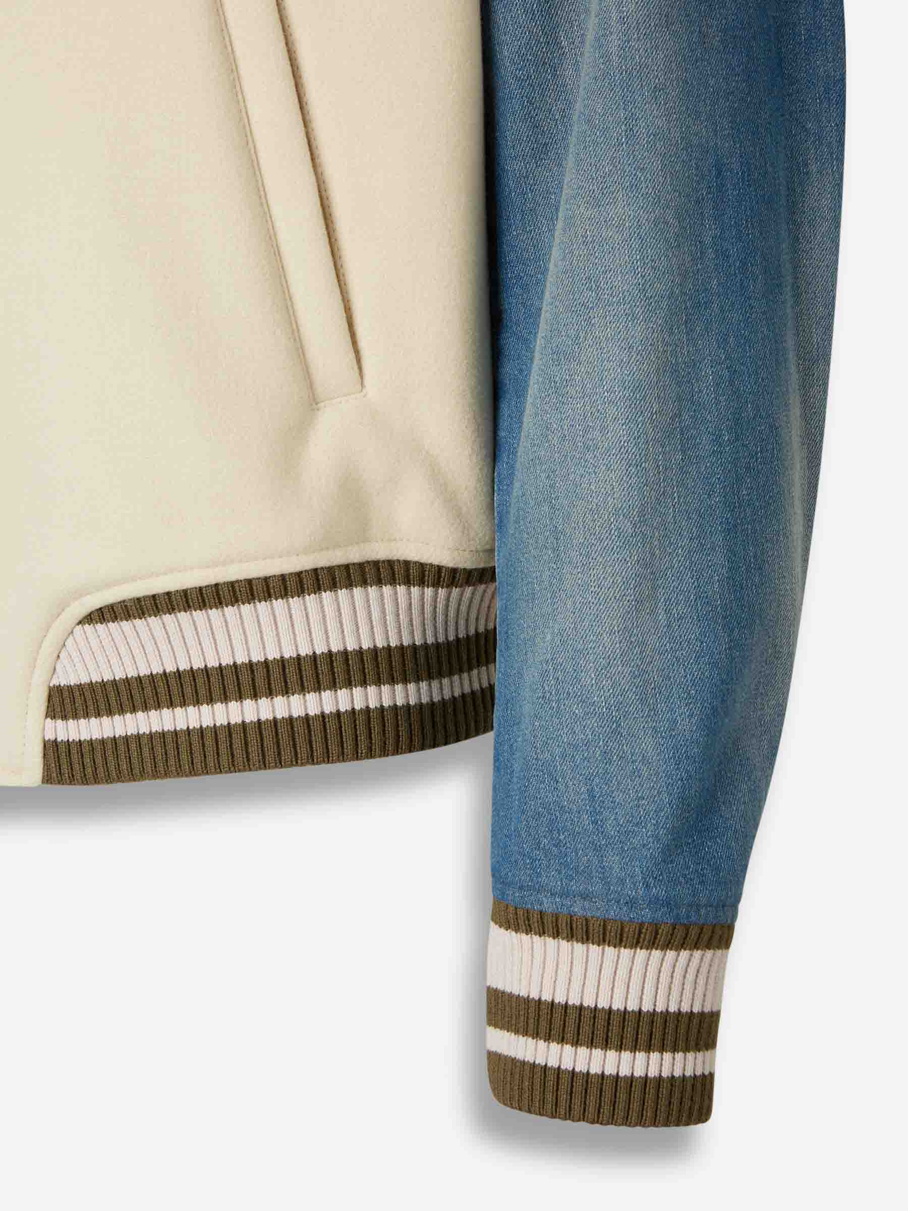 Outlet online Off-White Hombre Chaqueta Bomber Gothic color Crema sku 512-002599 01 - Foto 5
