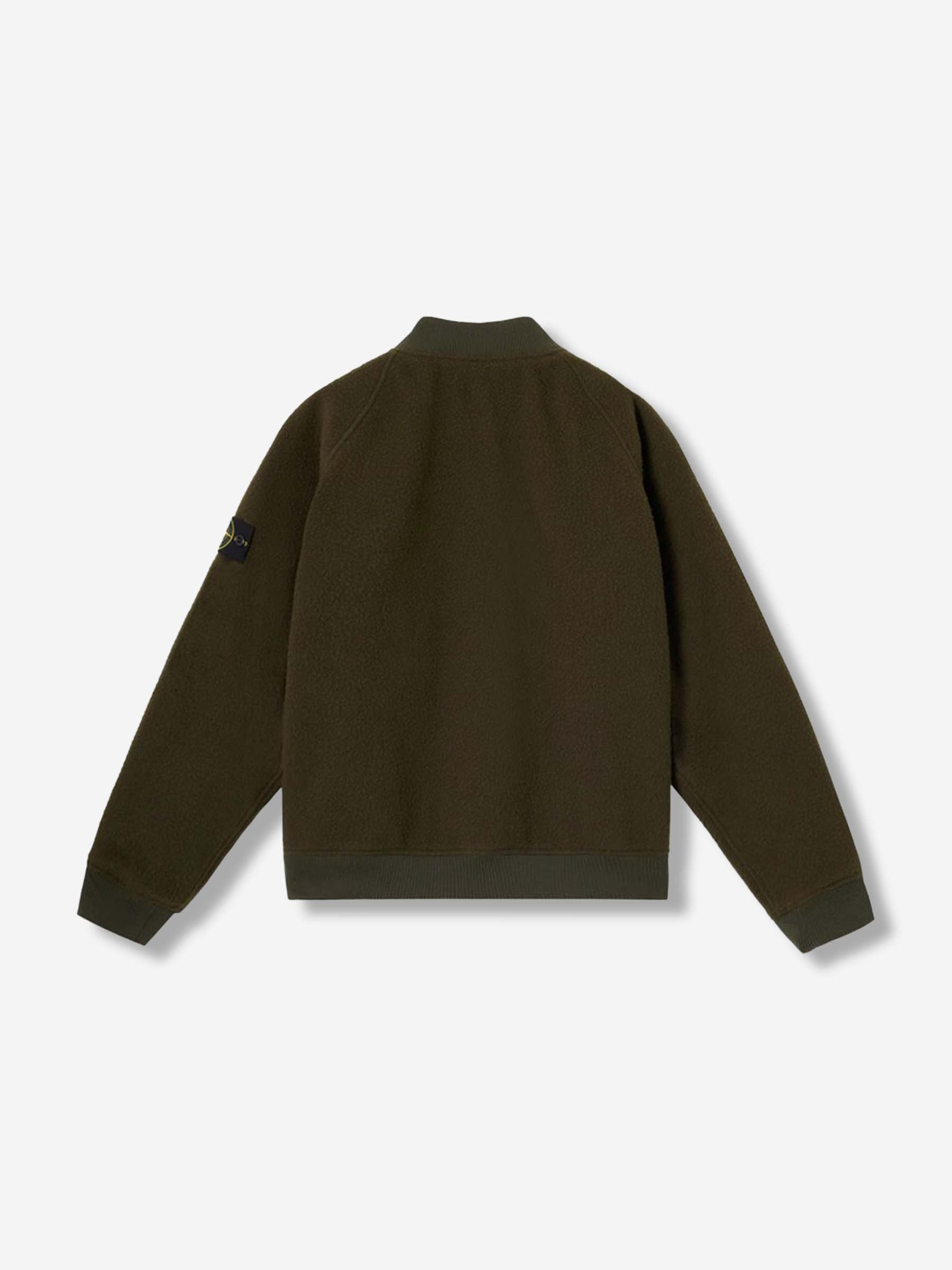 Outlet online Stone Island Hombre Chaqueta Bomber Ratinada color Verde Militar sku 512-002606 01 - Foto 3