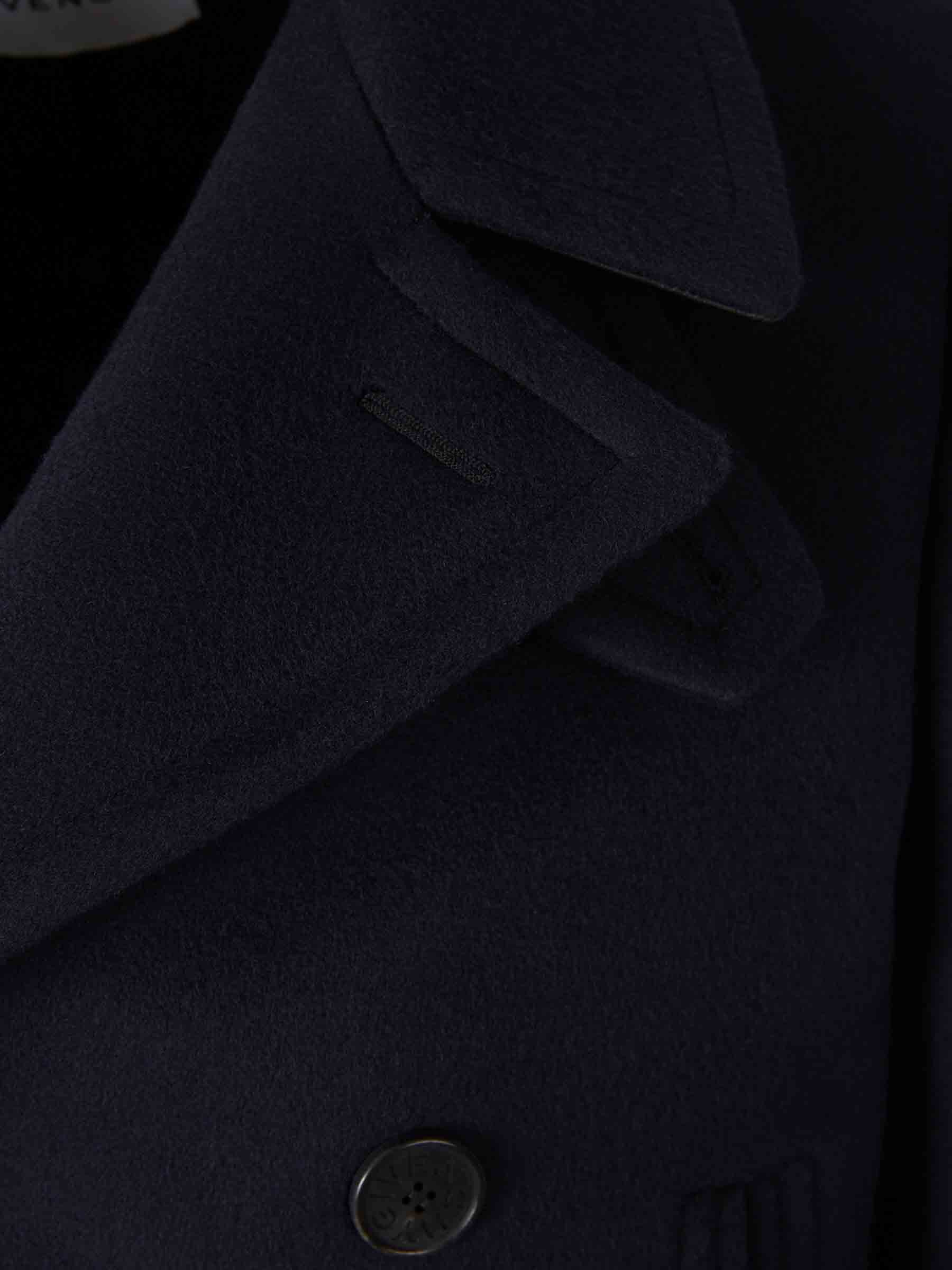 Outlet online Givenchy Hombre Abrigo Caban Lana color Negro sku 512-002663 01 - Foto 3