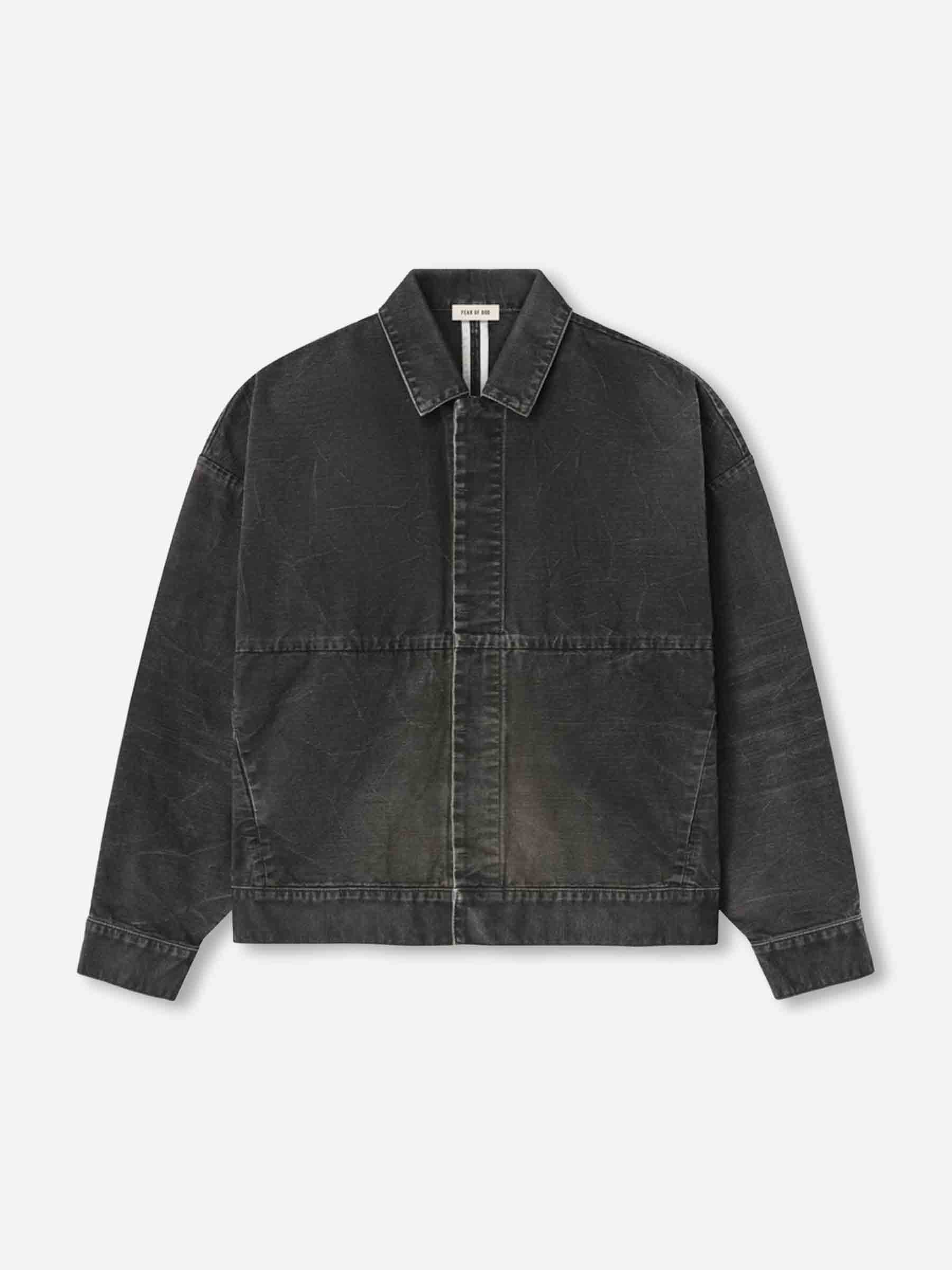 Outlet online Fear of God Hombre Chaqueta Denim Utility color Negro sku 512-002709 01 - Foto 1