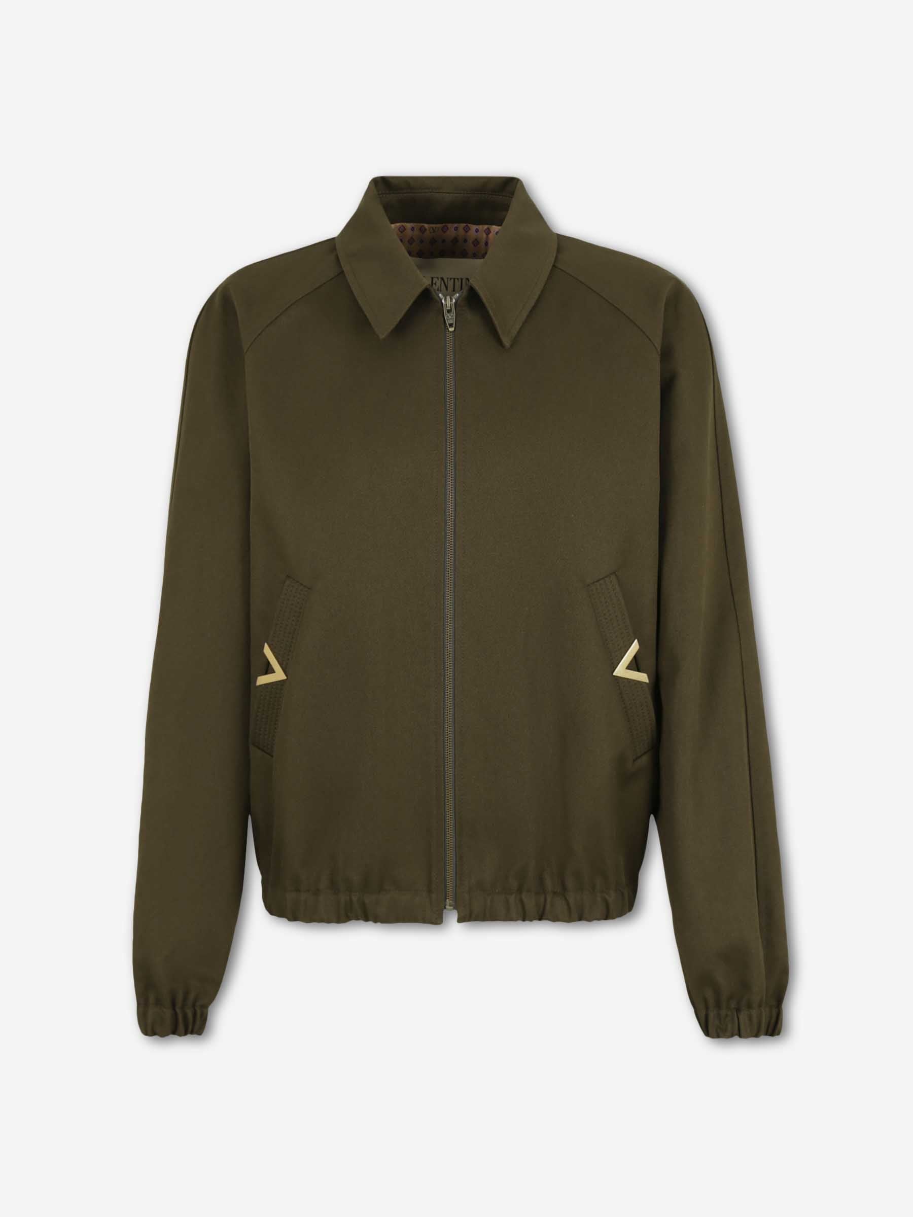 Valentino Hombre Barcelona Chaqueta Casual VGold color Verde Militar sku 512-002747 01 - Foto 1