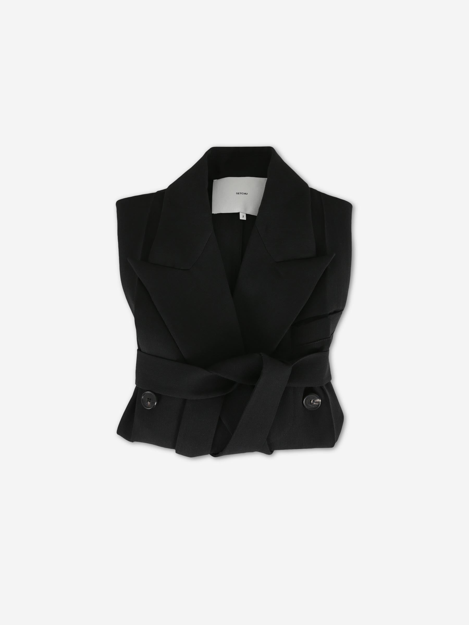 Setchu Hombre Barcelona Americana Cruzada Cinturón color Negro sku 512-002753 01 - Foto 4