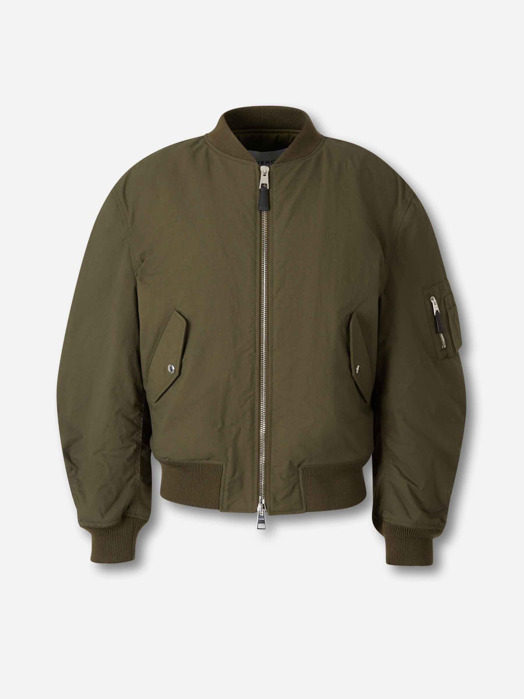 Outlet online Givenchy Hombre Chaqueta Bomber Couture Seam color Verde Militar sku 512-002757 01 - Foto 1