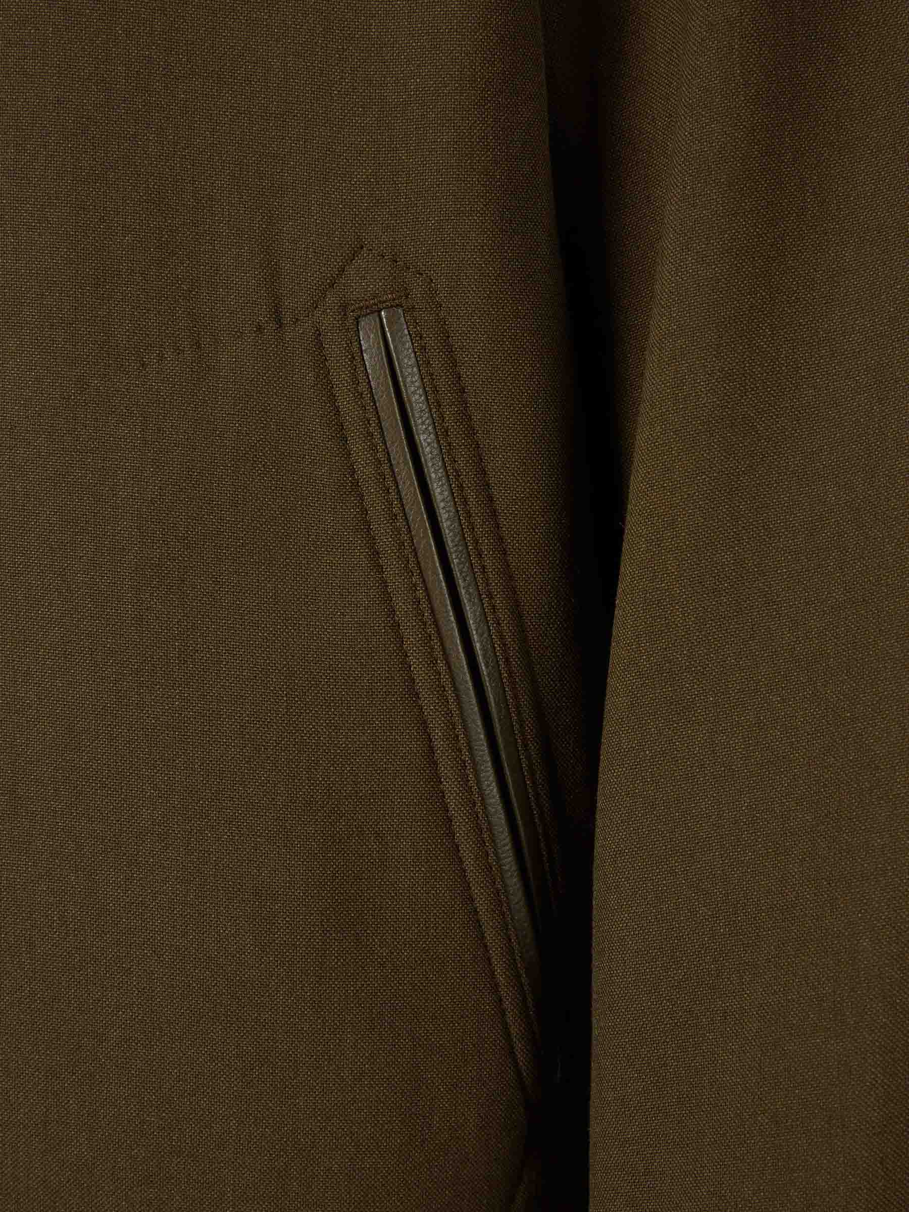 Outlet online Tom Ford Hombre Chaqueta Harrington Cashmere color Verde Militar sku 512-002767 01 - Foto 4