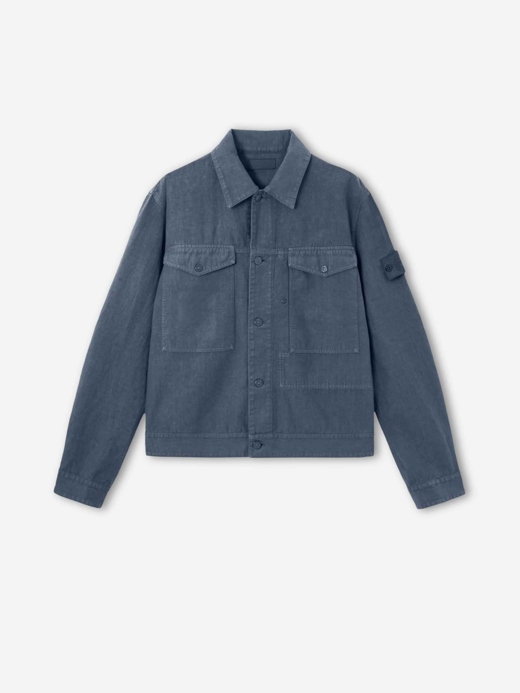 Stone Island Hombre Barcelona Chaquetas Casual Lino color Azul Marino sku 512-002782 01 - Foto 1