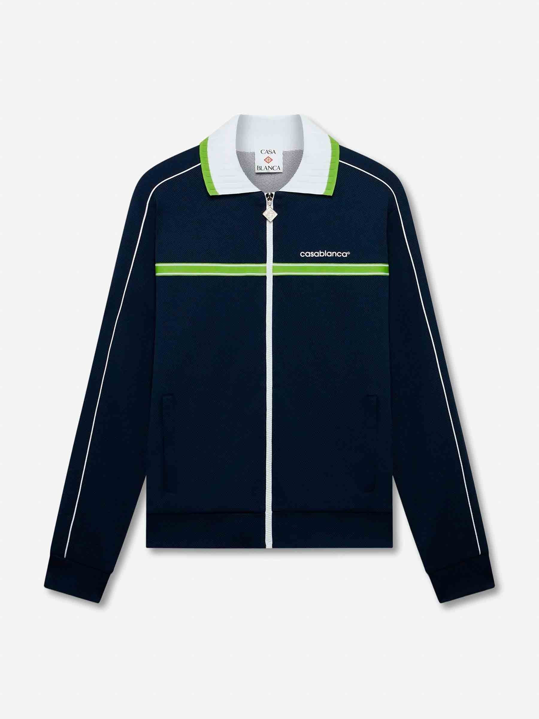 Outlet online Casablanca Hombre Chaqueta Deportiva Piqué color Azul Marino sku 512-002818 01 - Foto 1