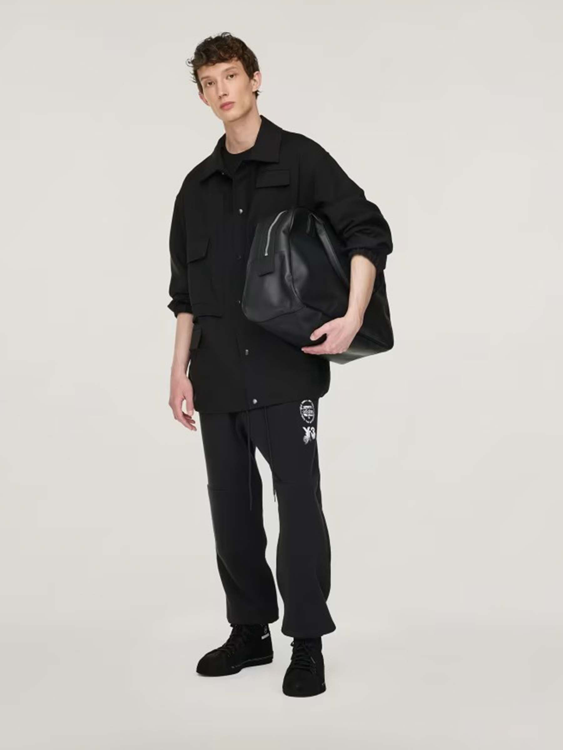 Outlet online Adidas Y-3 Hombre Chaqueta Uniform Coach color Negro sku 512-002826 01 - Foto 2