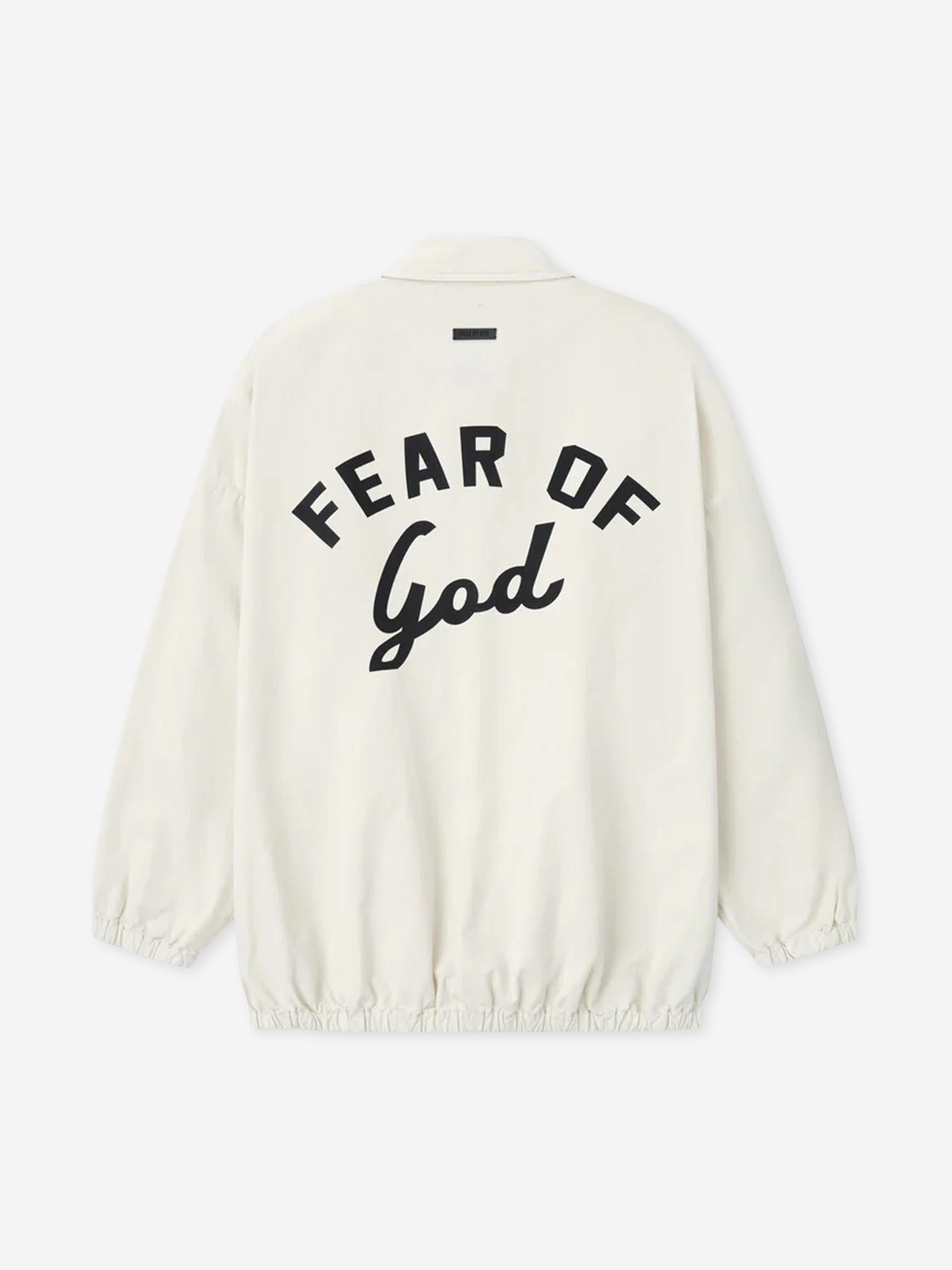 Fear of God Hombre Barcelona Cortavientos Algodón color Marfil sku 512-002880 01 - Foto 3