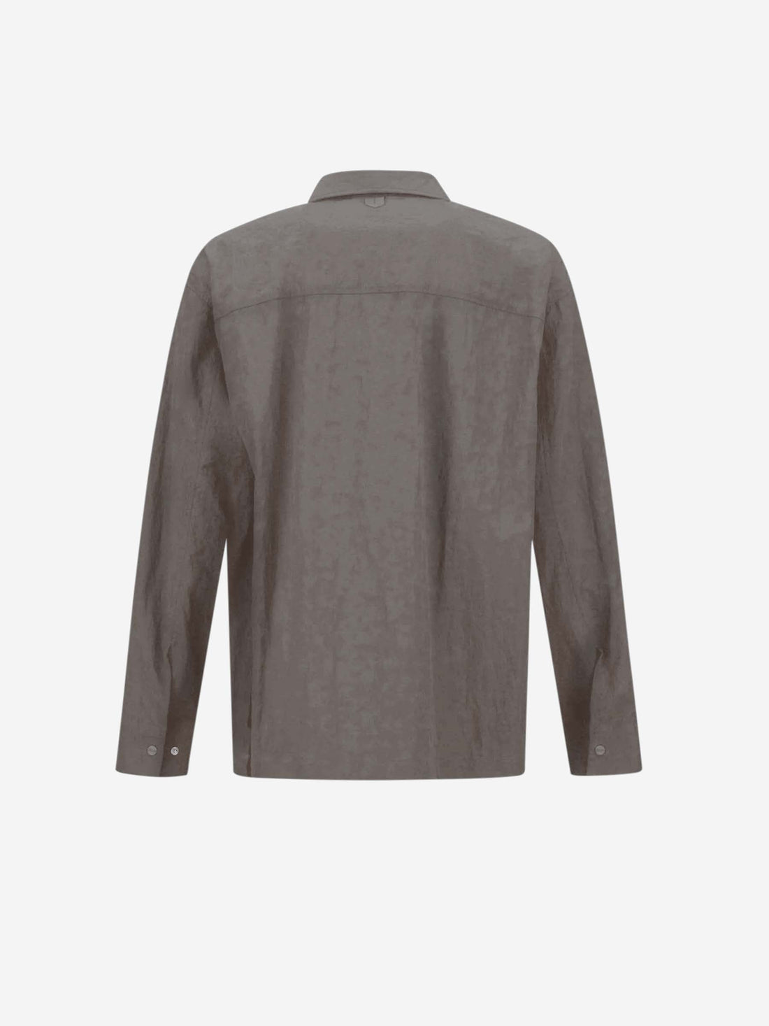 Outlet online Herno Laminar Hombre Sobrecamisa Tech-Crincle color Taupe sku 513-000047 01 - Foto 2