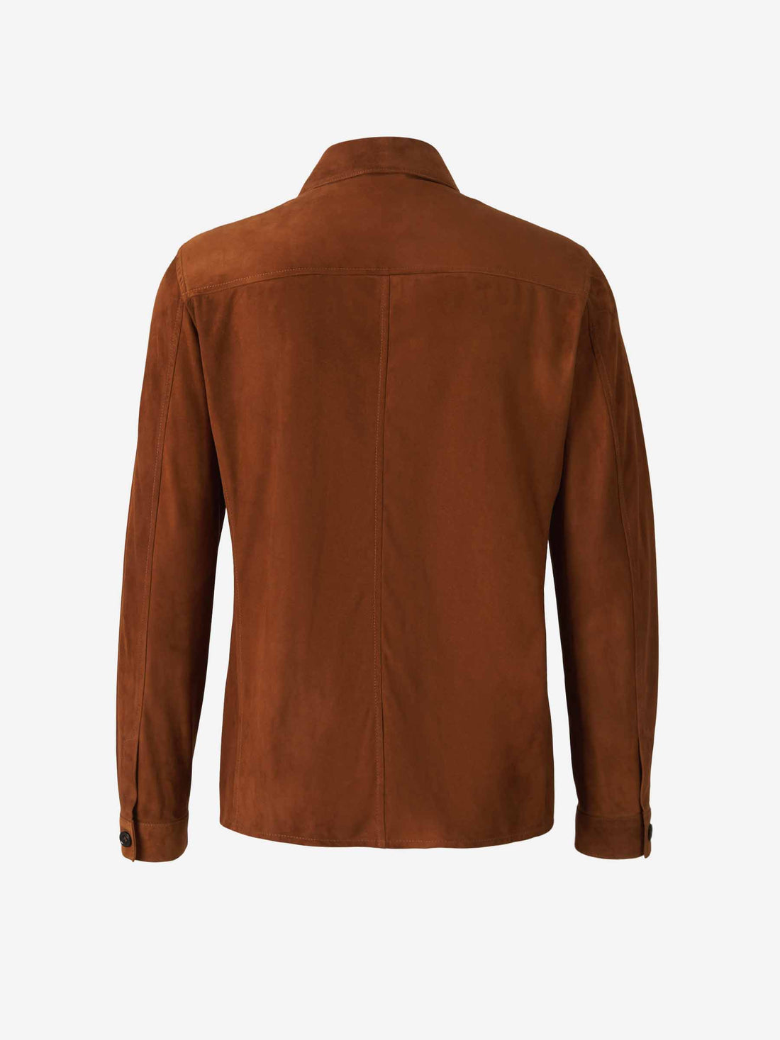 Santa Eulalia Hombre Barcelona Sobrecamisa Ante Piuma color Marrón sku 513-000054 01 - Foto 2