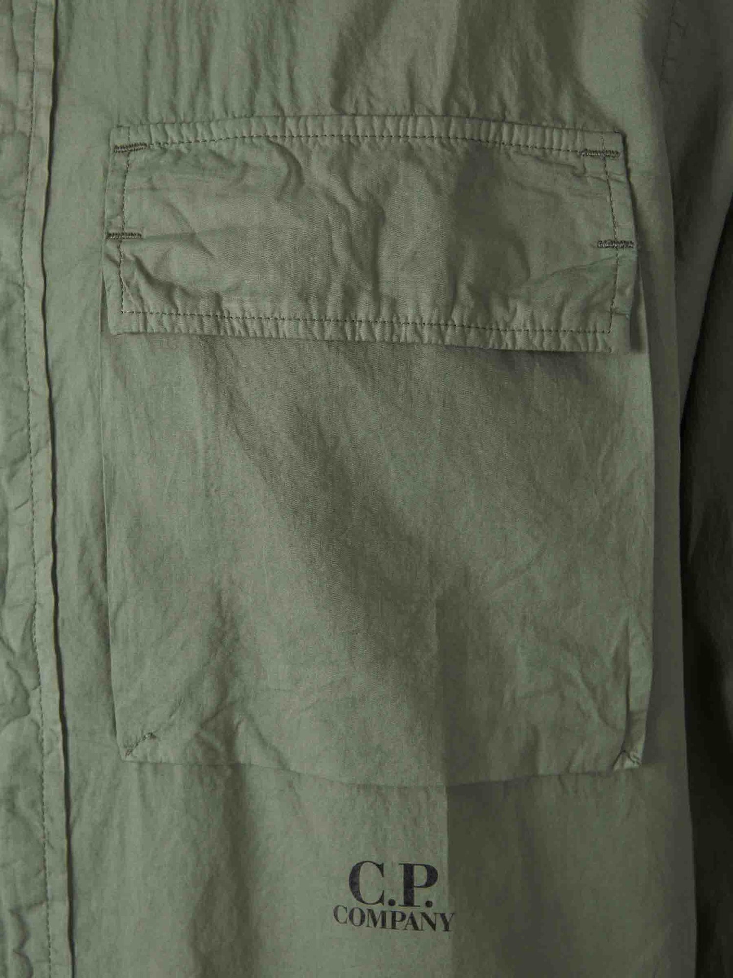 C.P. Company Hombre Barcelona Camisa Bolsillos Algodón color Verde Oscuro sku 513-000055 01 - Foto 4