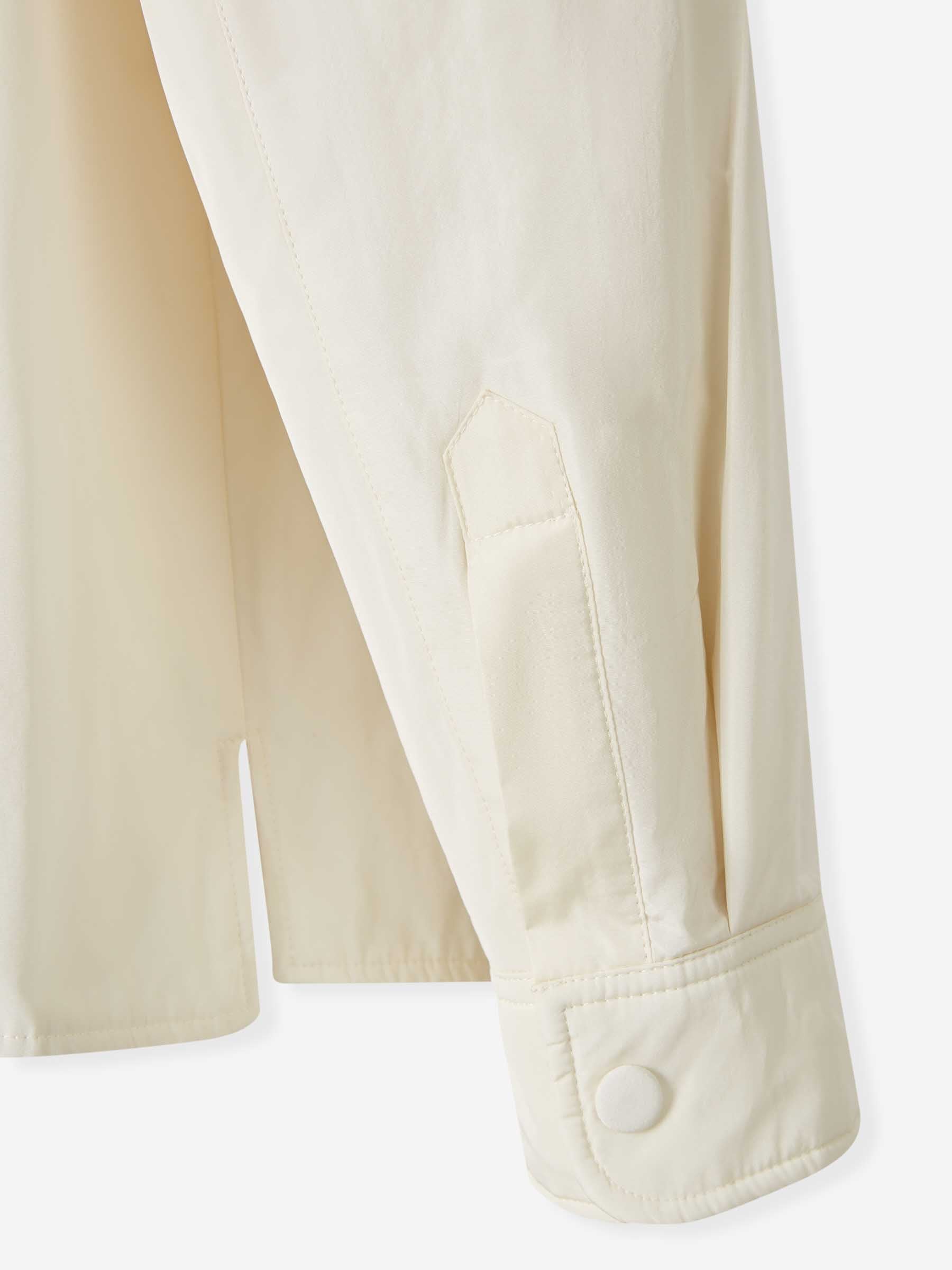 Outlet online Ami Paris Hombre Sobrecamisa Acolchada Tafetán color Marfil sku 513-000083 02 - Foto 5