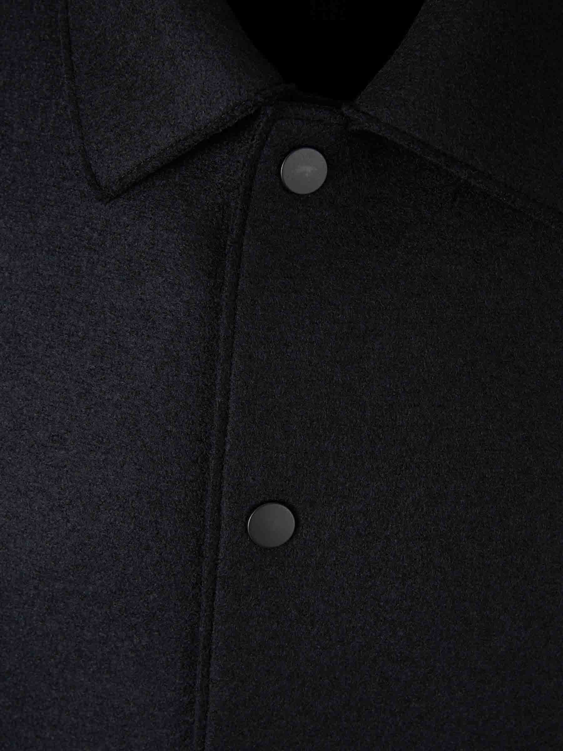 Outlet online Harris Wharf Hombre Chaqueta Camisera Lana color Azul Noche sku 513-000100 02 - Foto 3