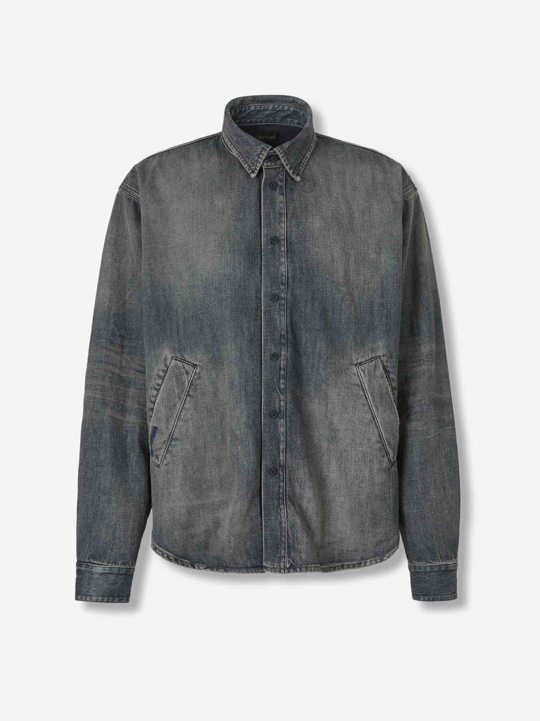 Balenciaga Hombre Barcelona Sobrecamisa Denim color Azul Denim Oscuro sku 513-000105 01 - Foto 1