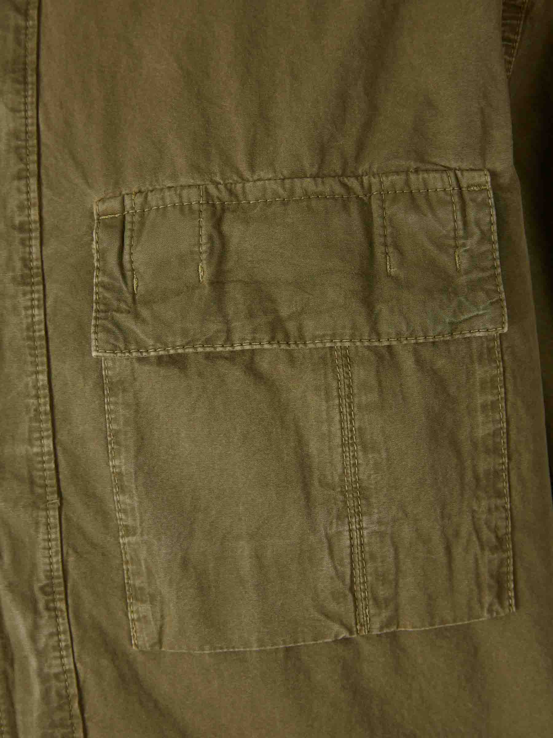 Stone Island Hombre Barcelona Camisa Técnica Algodón color Verde Militar sku 513-000122 01 - Foto 4