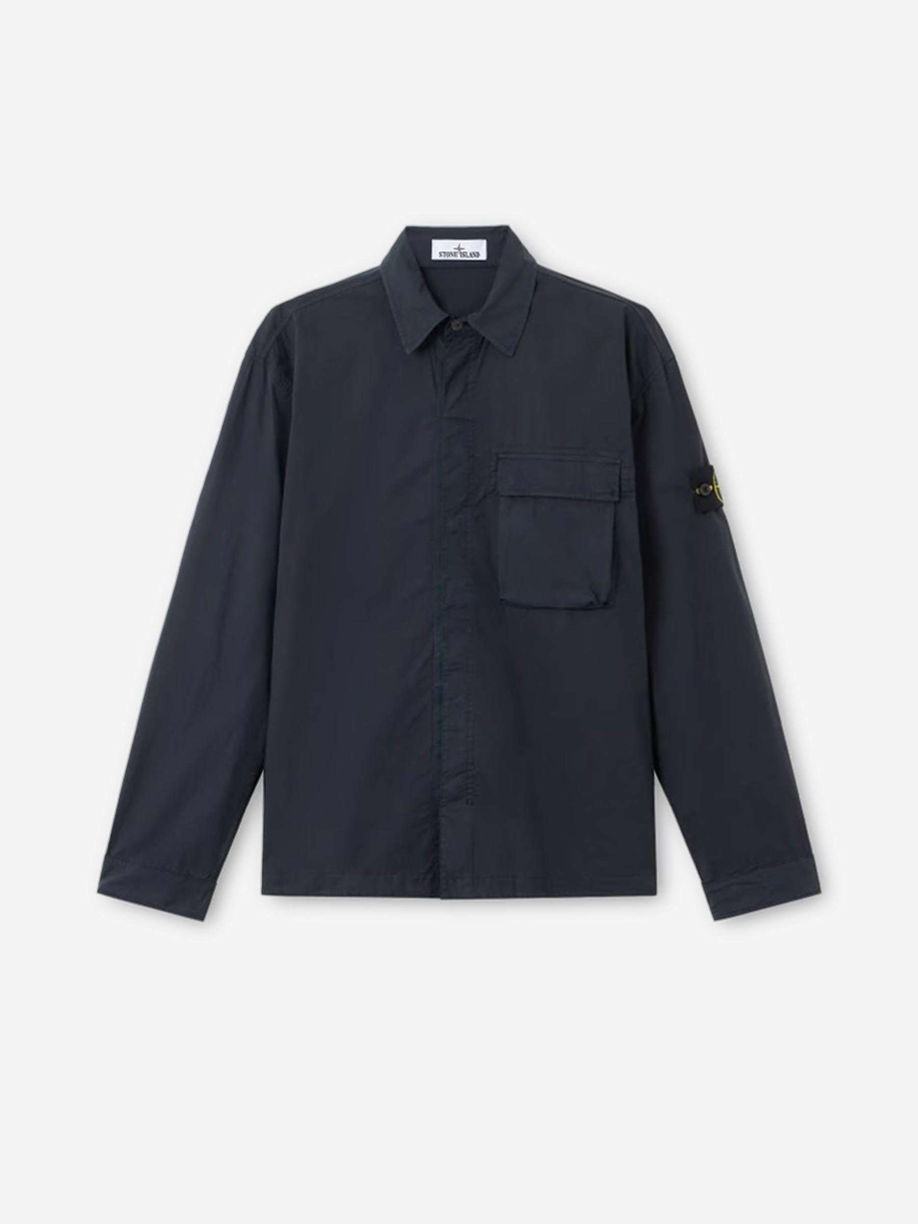 Outlet online Stone Island Hombre Sobrecamisa Paracadute color Azul Noche sku 513-000126 01 - Foto 1