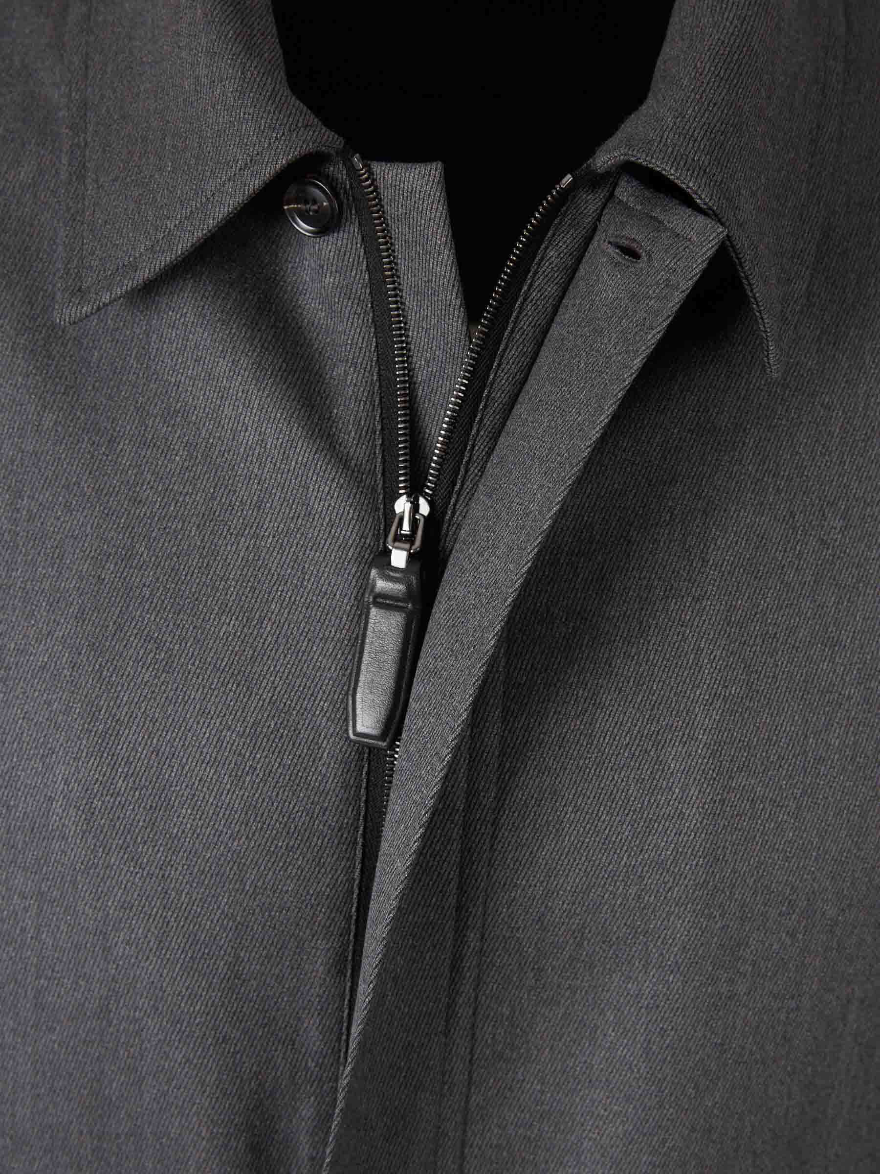 Outlet online Brioni Hombre Chaqueta Casual Lana color Gris Antracita sku 513-000135 01 - Foto 3