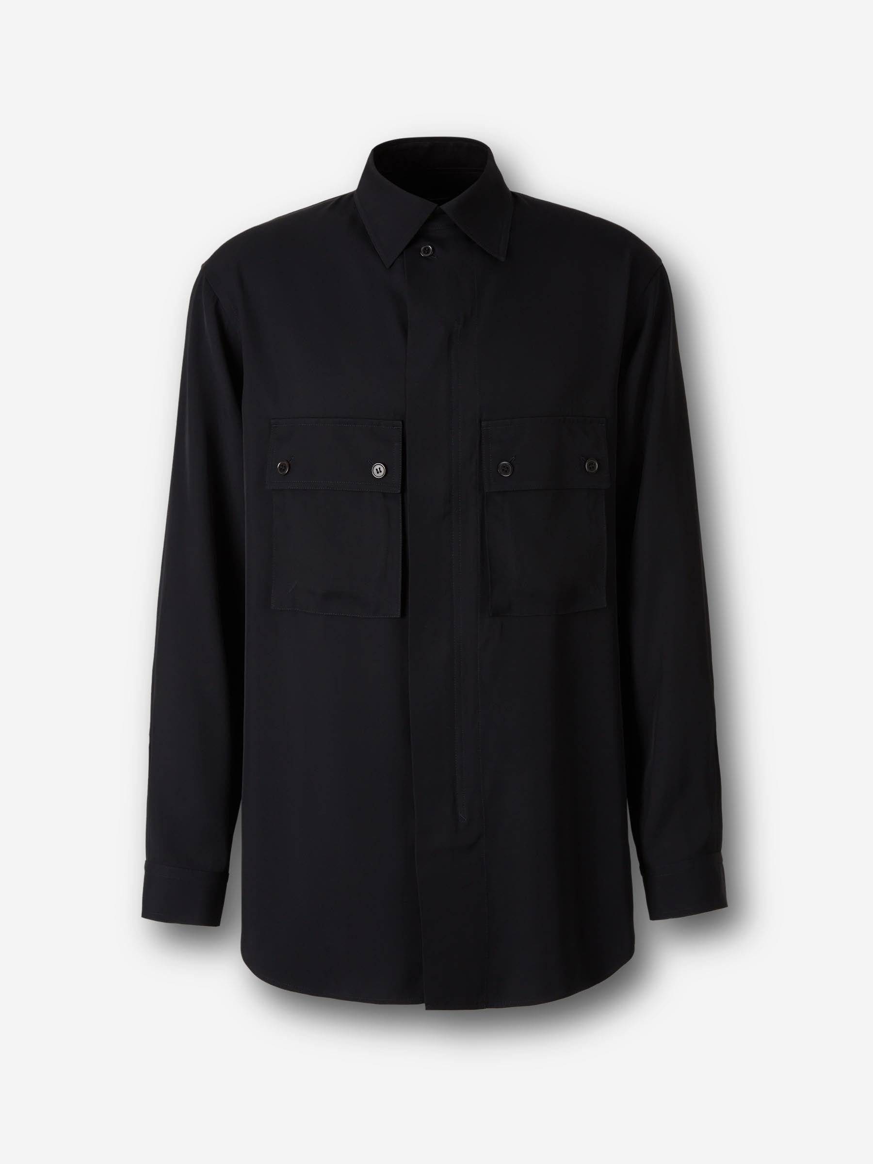 Outlet online Adidas Y-3 Hombre Sobrecamisa Oversize color Negro sku 513-000137 01 - Foto 1