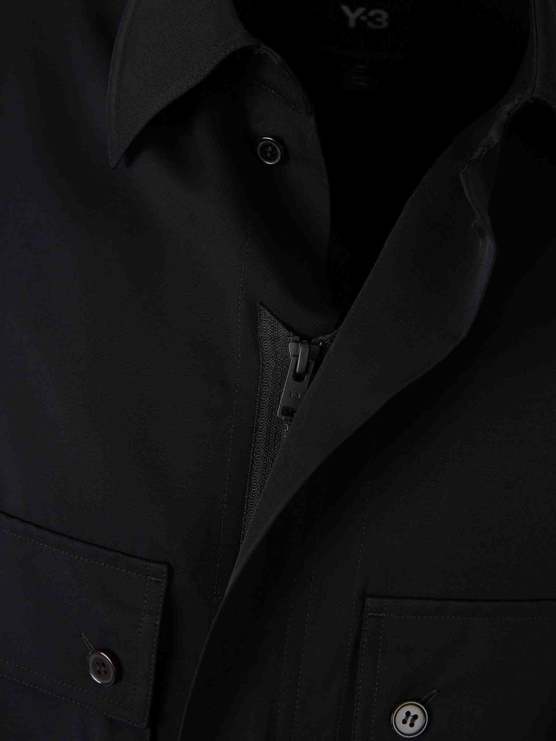 Outlet online Adidas Y-3 Hombre Sobrecamisa Oversize color Negro sku 513-000137 01 - Foto 4