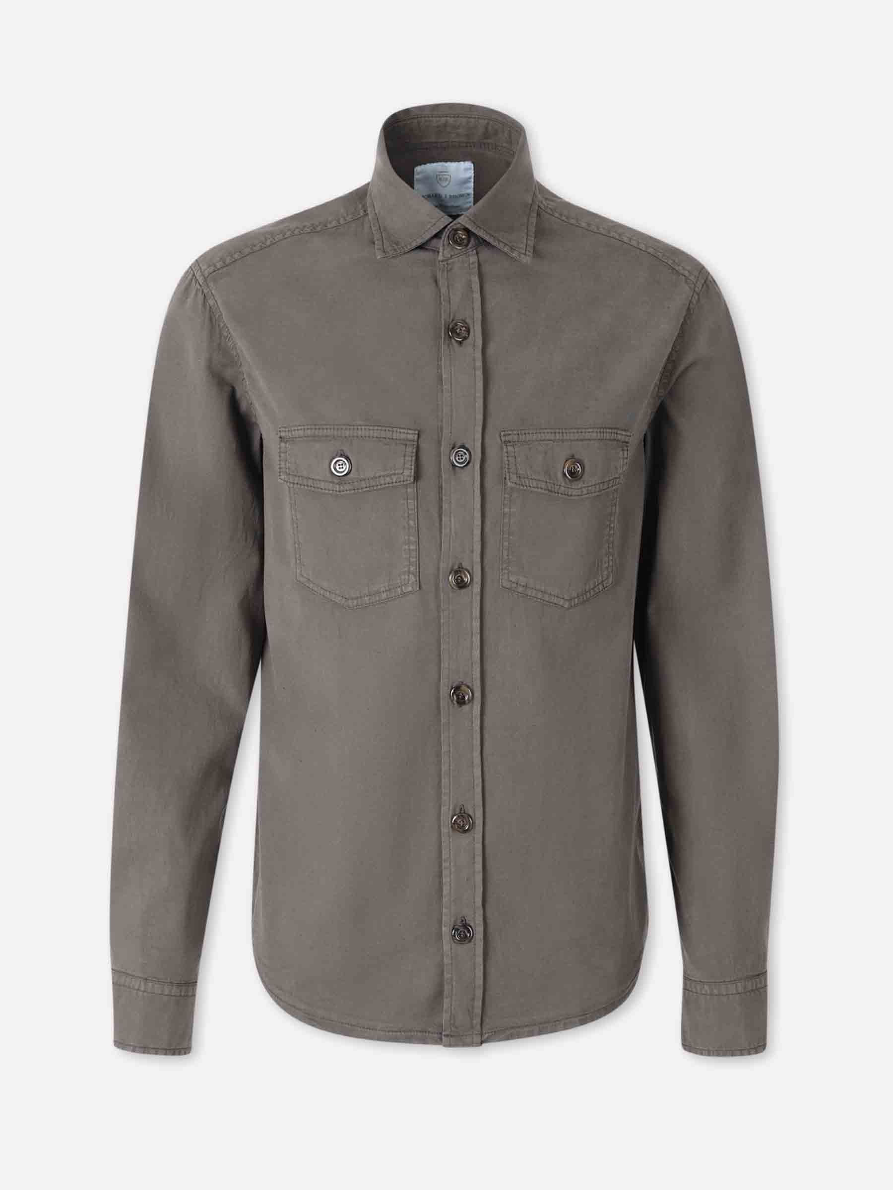 Richard J. Brown Hombre Barcelona Sobrecamisa Gary color Marrón sku 513-000162 01 - Foto 1