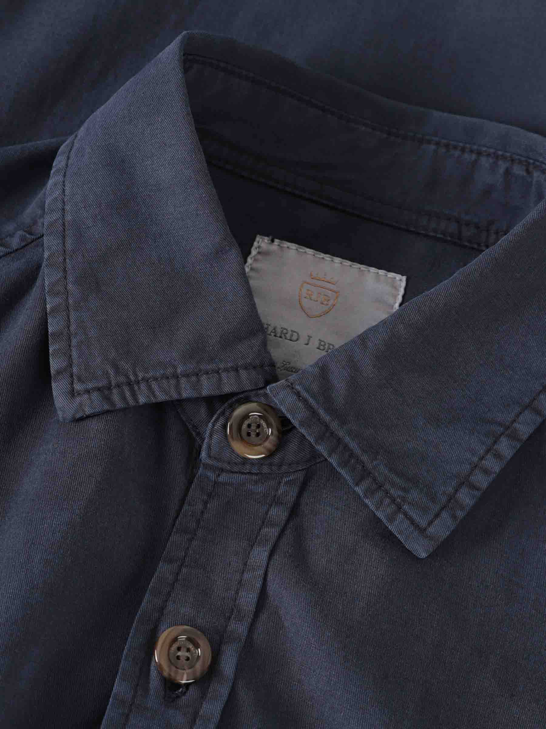 Richard J. Brown Hombre Barcelona Sobrecamisa Gary color Azul Marino sku 513-000162 02 - Foto 3