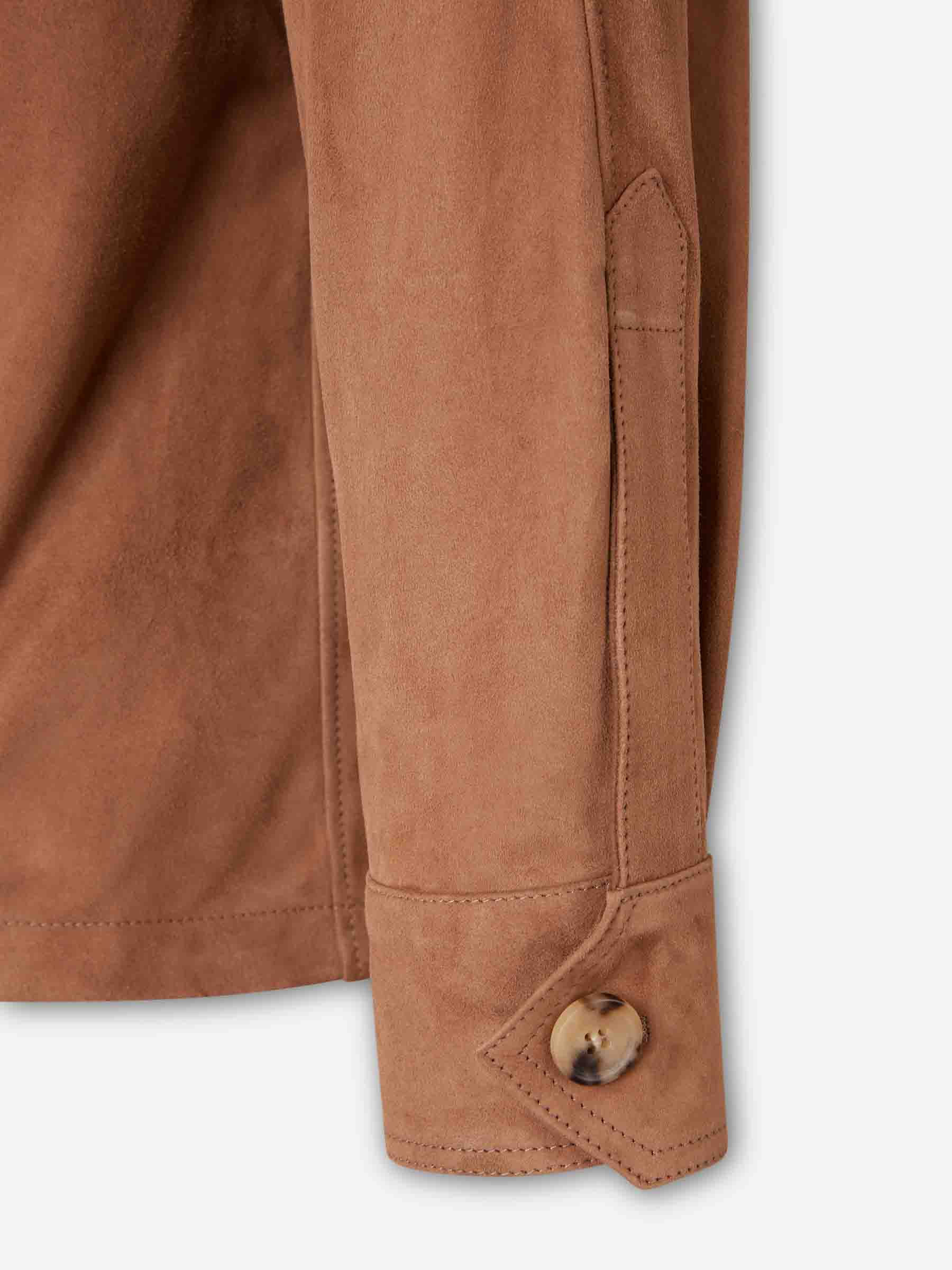 Santa Eulalia Hombre Barcelona Chaqueta Casual Piel color Marrón sku 513-000167 01 - Foto 4