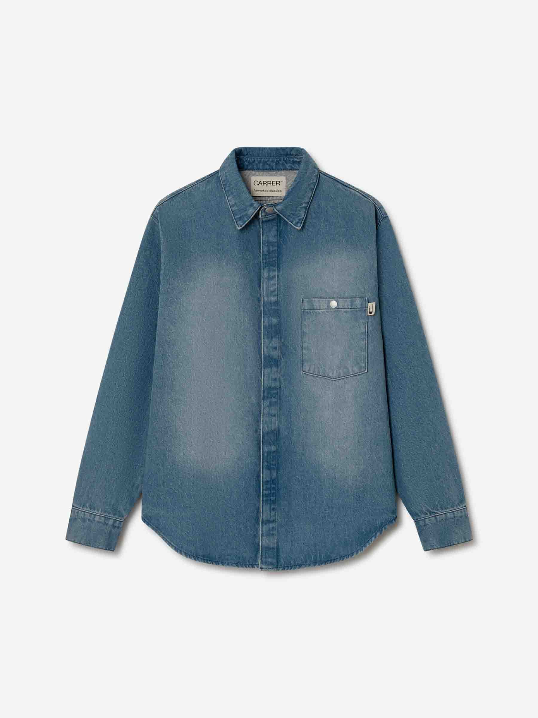 Carrer Hombre Barcelona Sobrecamisa Ciel Denim color Azul Denim sku 513-000177 01 - Foto 1