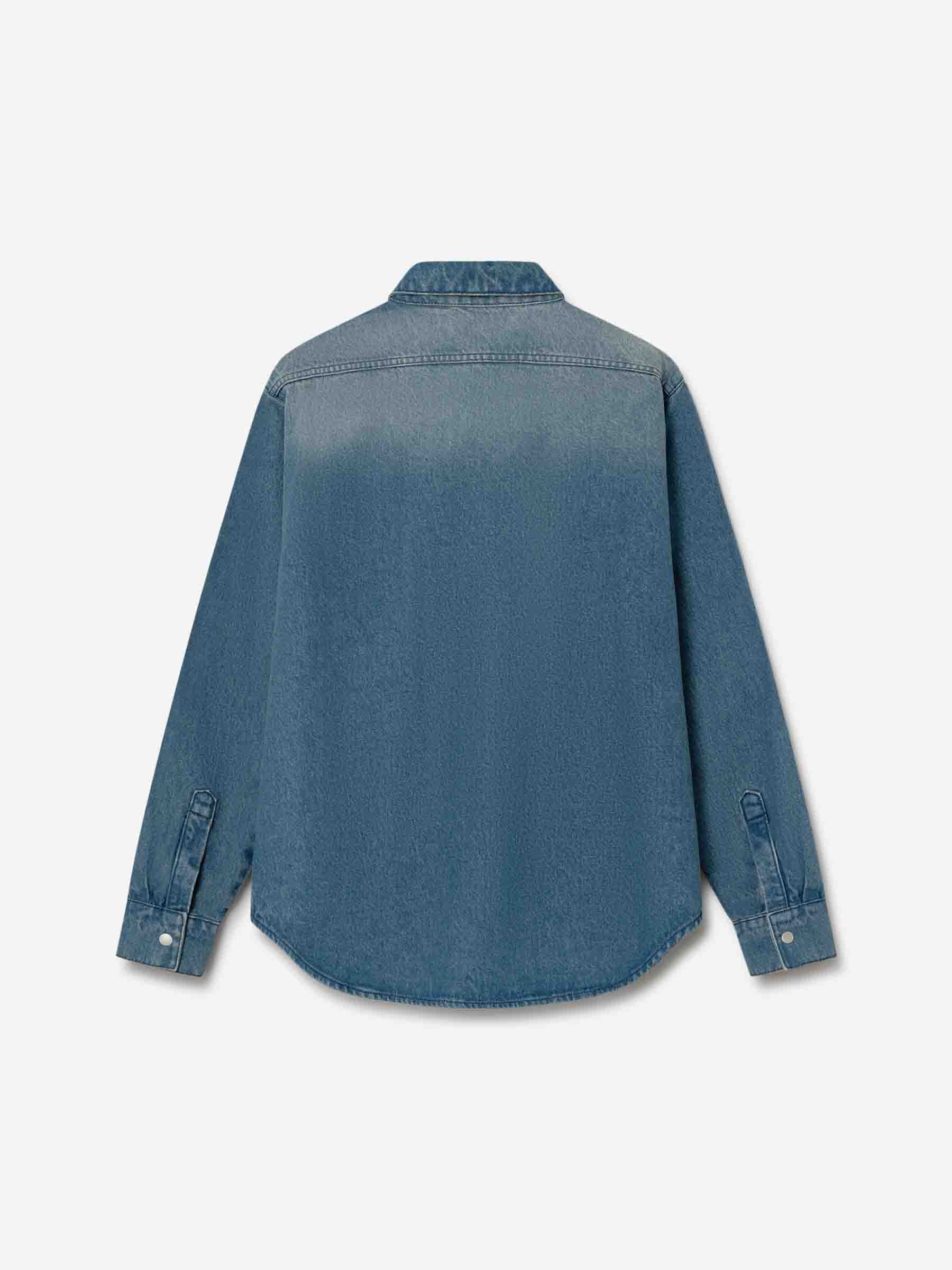 Carrer Hombre Barcelona Sobrecamisa Ciel Denim color Azul Denim sku 513-000177 01 - Foto 3