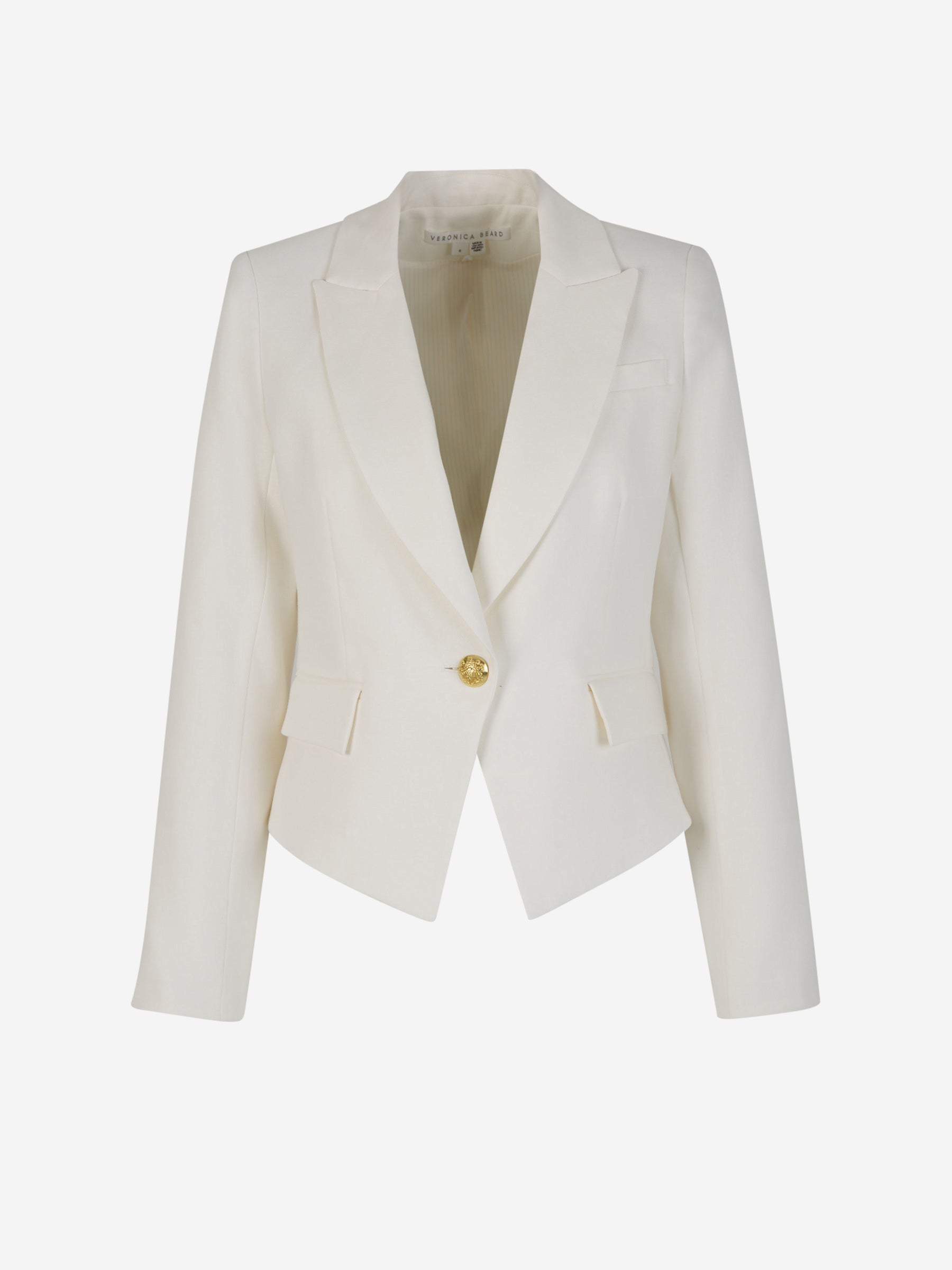 Outlet online Veronica Beard Mujer Blazer Lino Asimétrico color Marfil sku 741-002112 01 - Foto 1